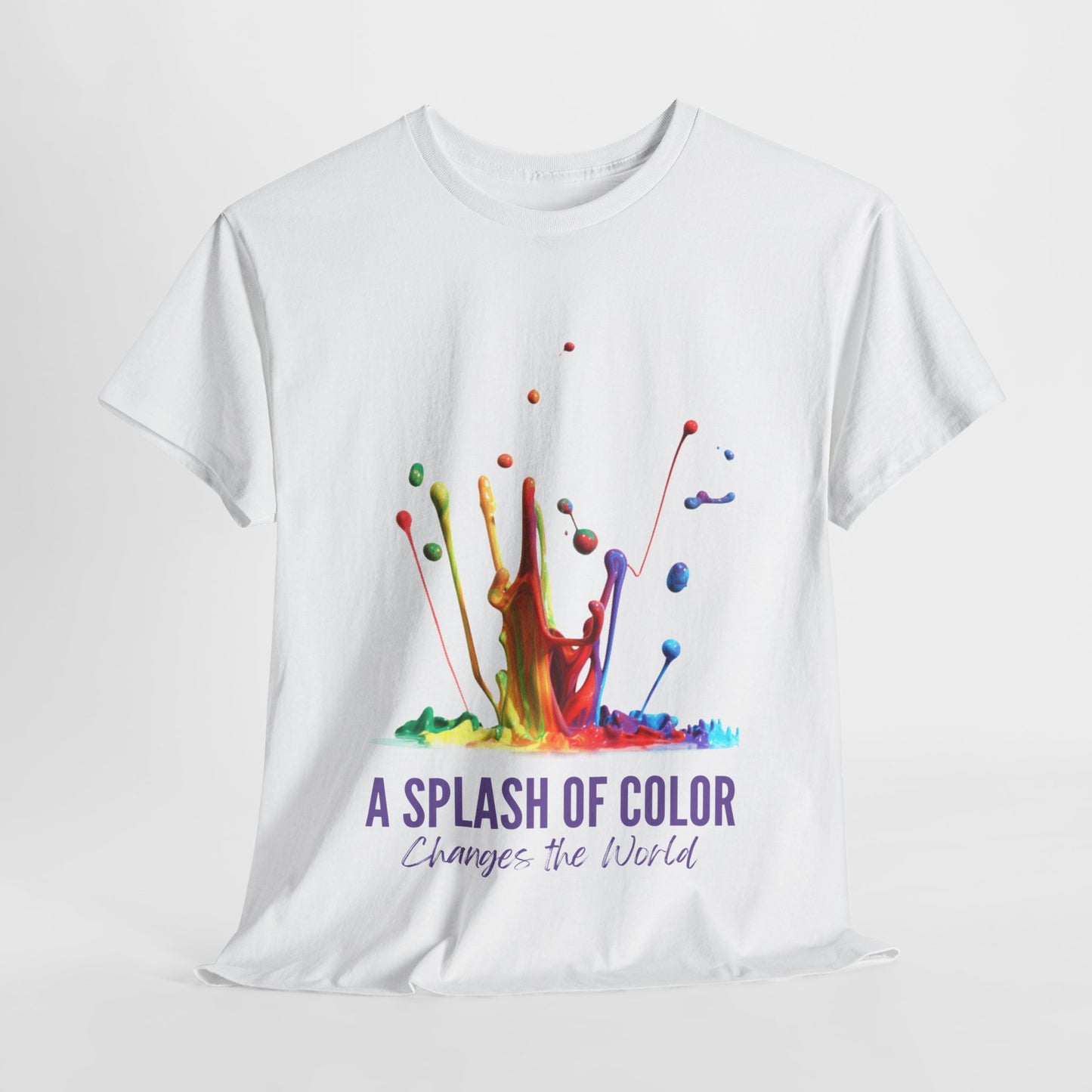 A Splash of Color Unisex Heavy Cotton Tee