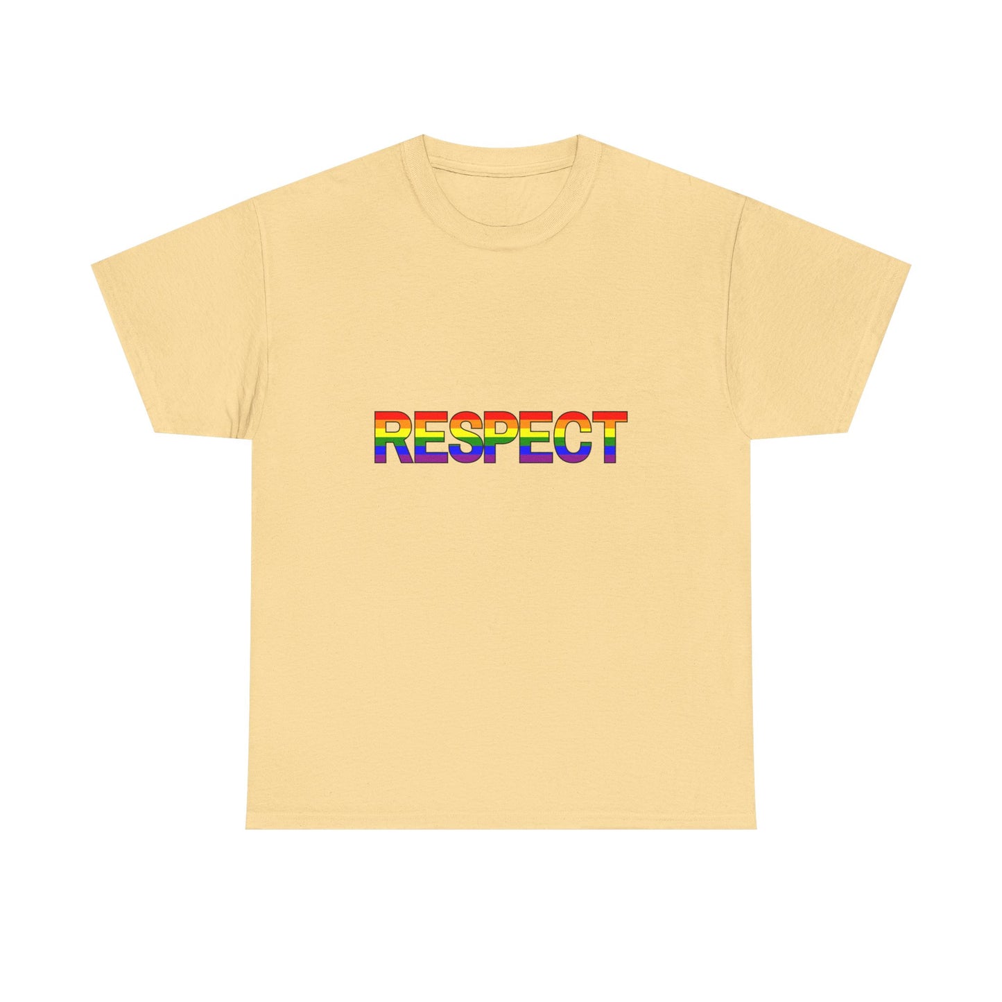 LGBTQ+ Respect Unisex Heavy Cotton Tee - Pride Apparel