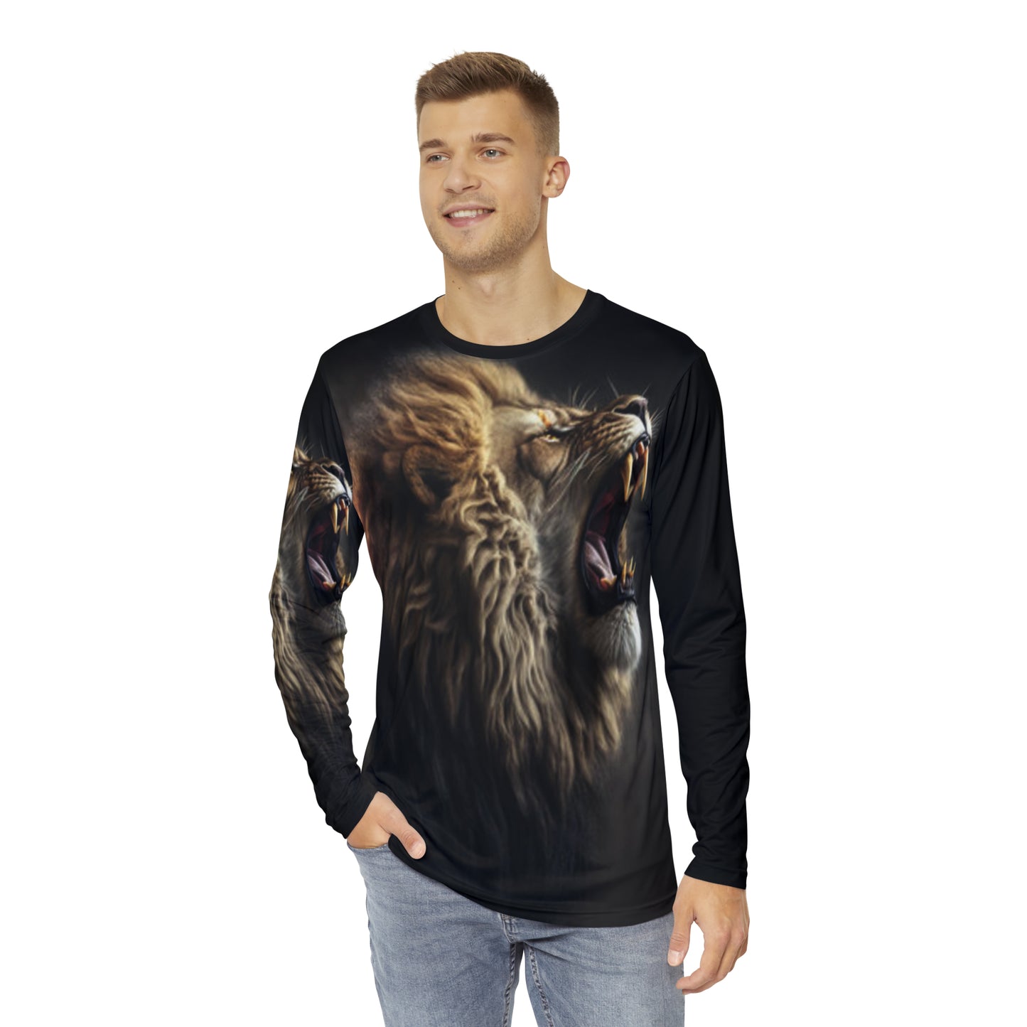 Lion's Roar Long Sleeve Shirt (AOP)