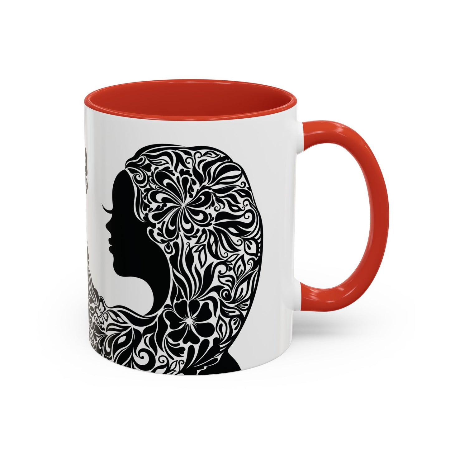 Black Butterfly Accent Coffee Mug, 11oz