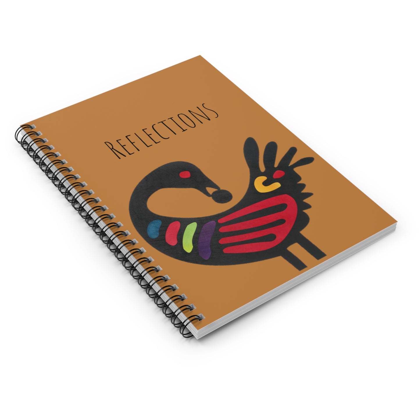 Sankofa Spiral Notebook - Ruled Line