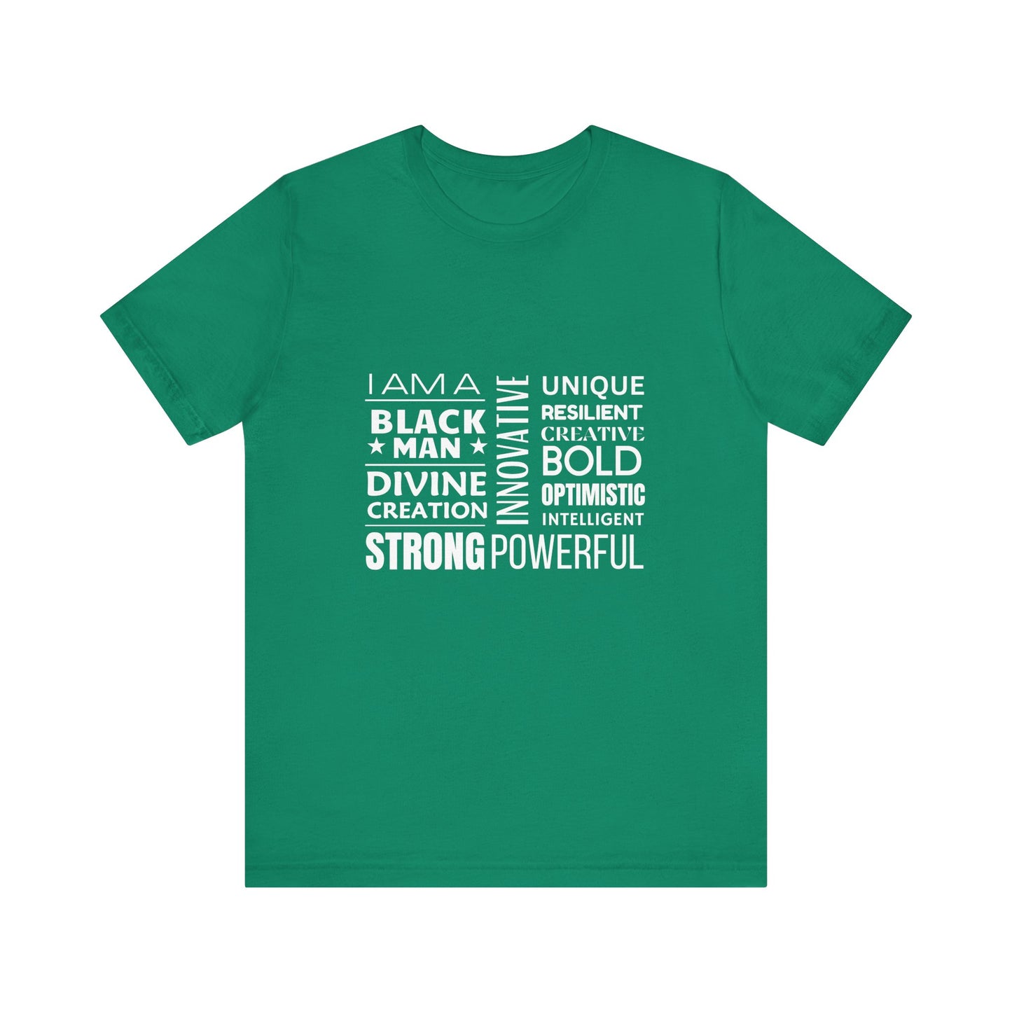 Empowering Black Man Tee - Unisex Jersey Short Sleeve T-Shirt