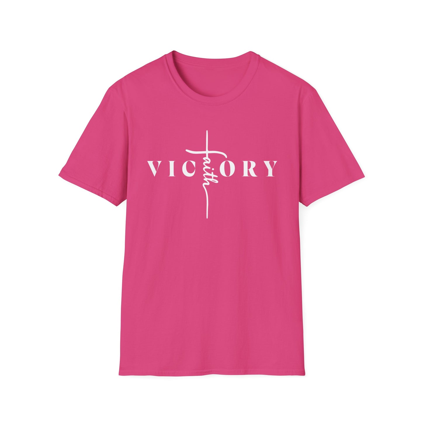 Faith & Victory Unisex Softstyle T-Shirt - Spiritual Inspirational Tee