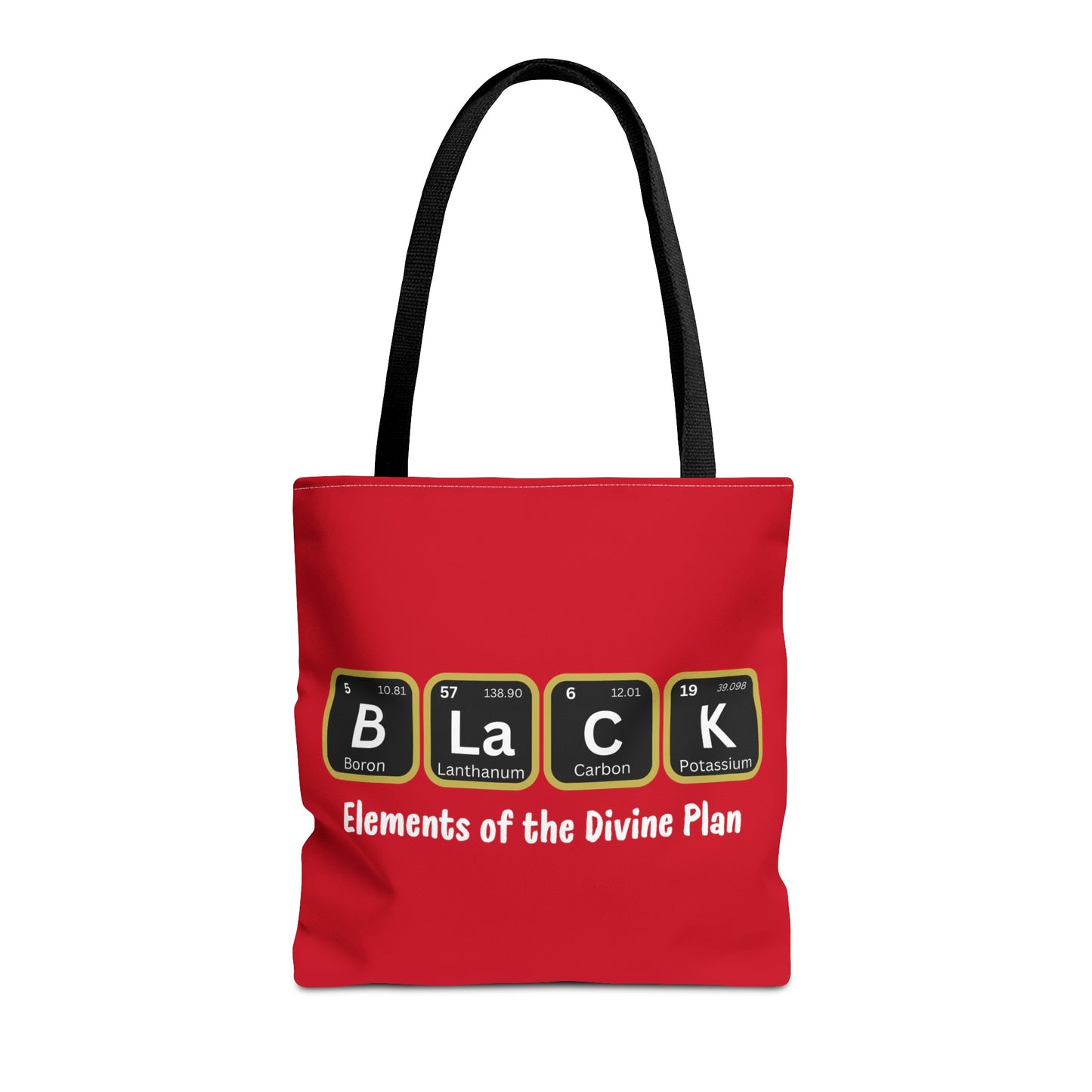 BLACK Elements Tote Bag (AOP)