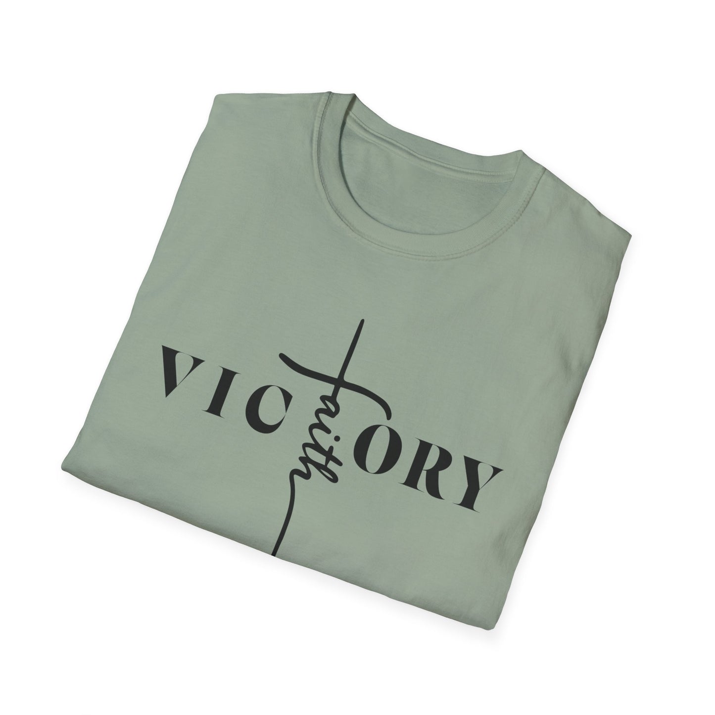 Faith & Victory Unisex Softstyle T-Shirt - Spiritual Inspirational Tee