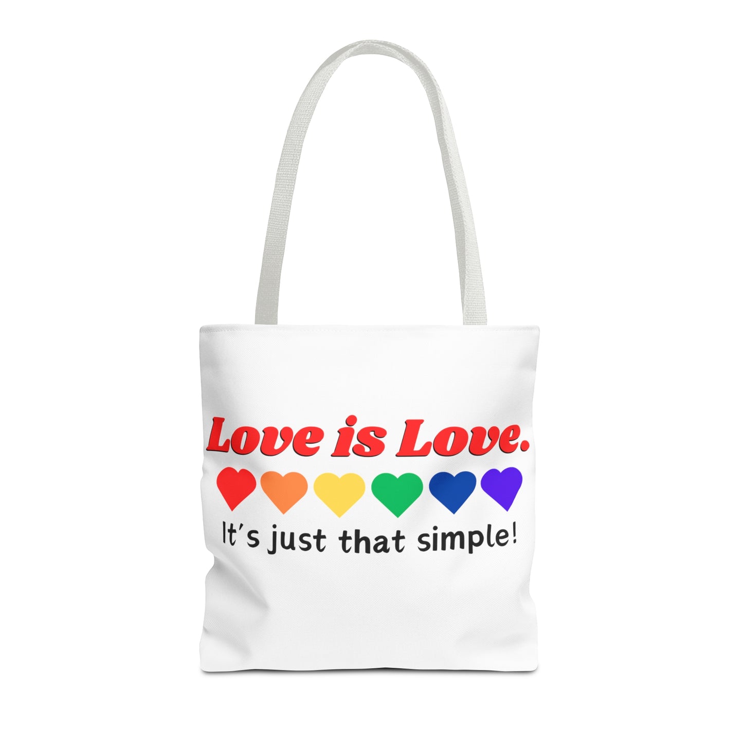 Love is Love Tote Bag (AOP)