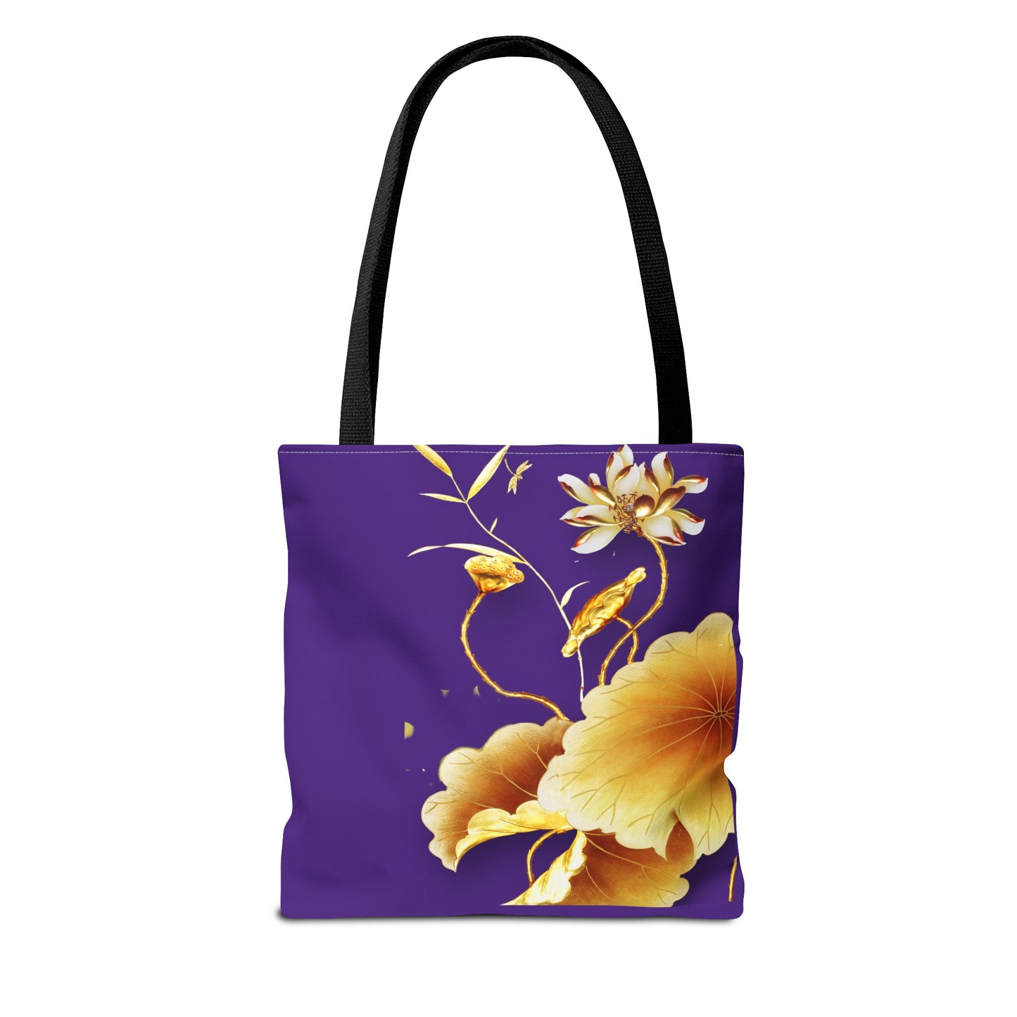 Golden Flower Tote Bag (AOP)