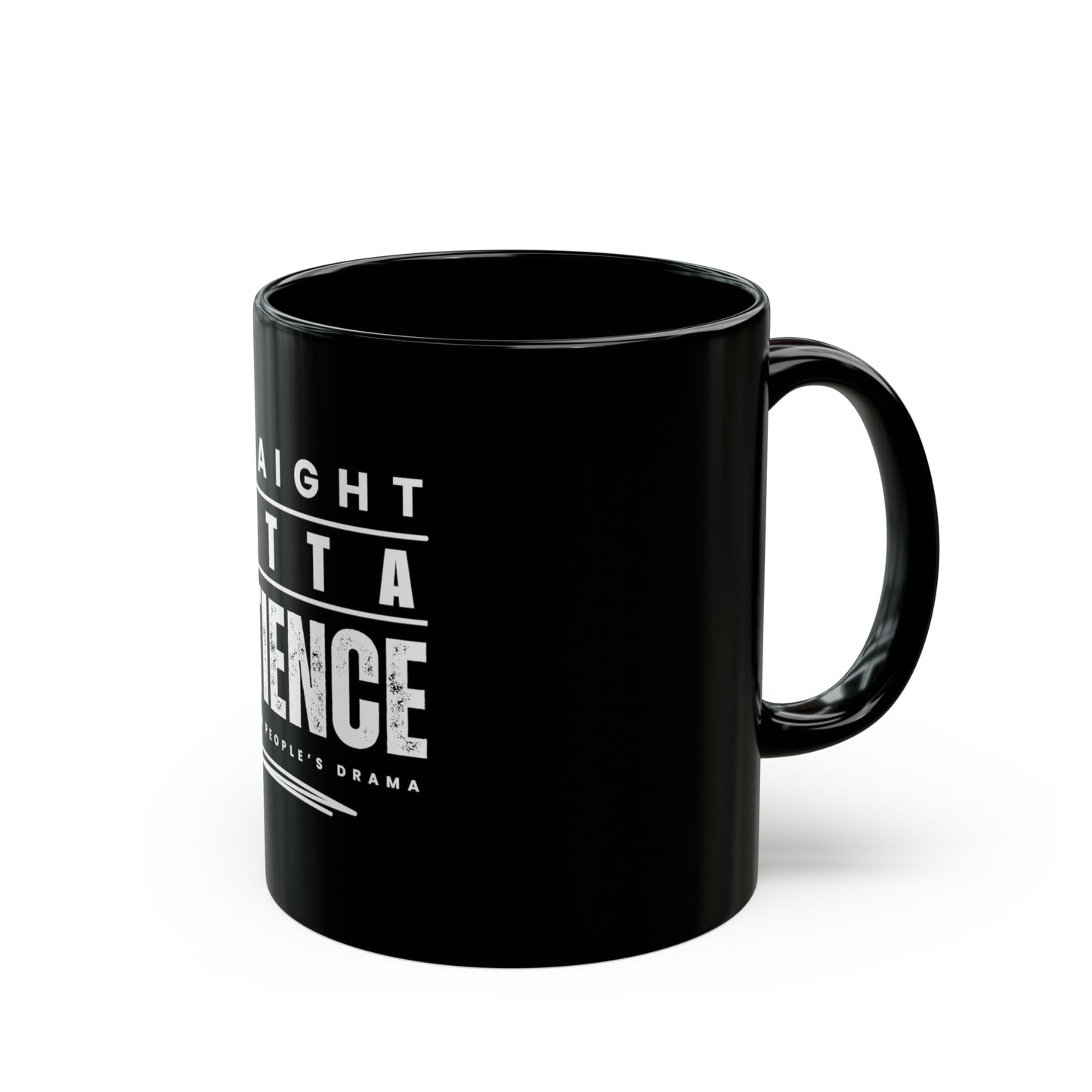 Outta Patience Black Mug (11oz, 15oz)