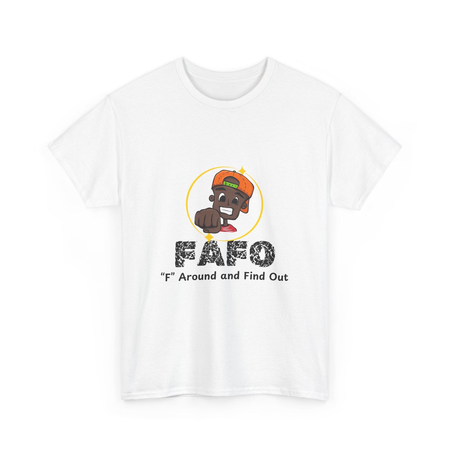 F.A.F.O. Unisex Heavy Cotton Tee - Casual Graphic T-Shirt for Fun Expression
