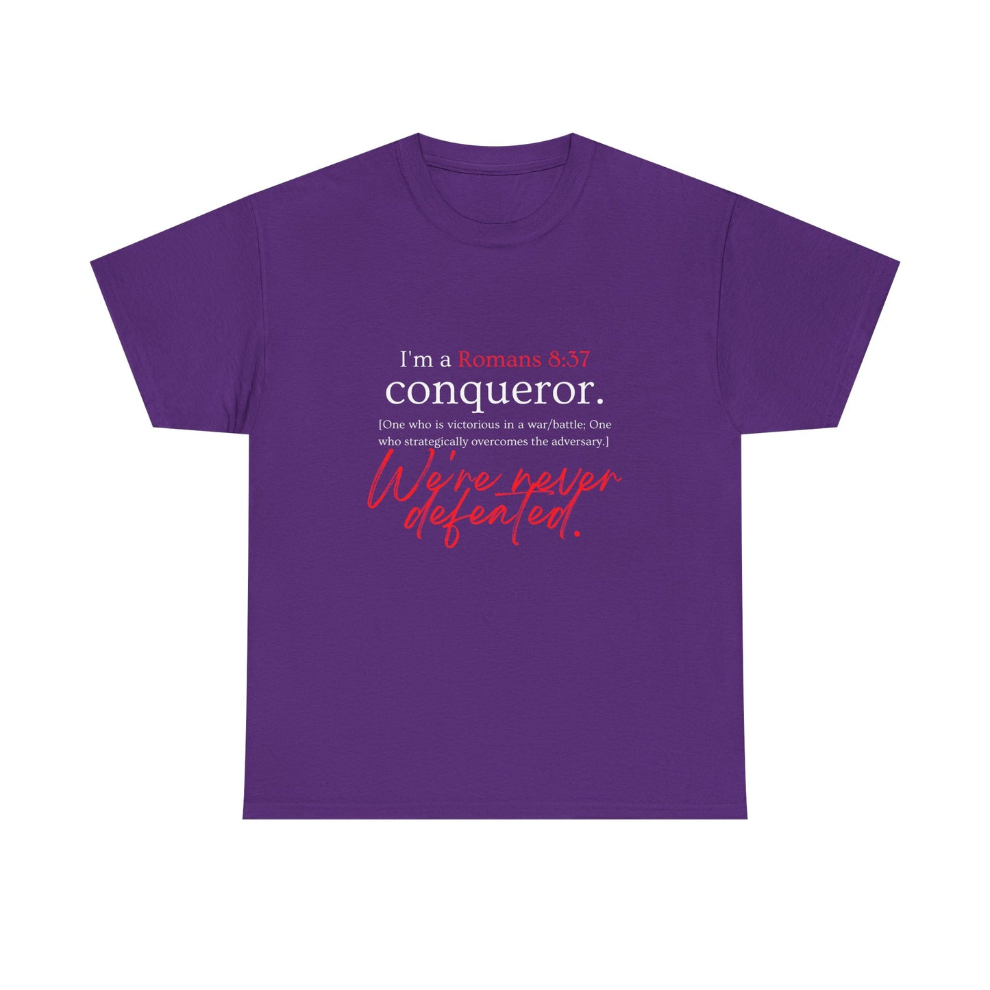 More than a Conqueror Unisex Heavy Cotton Tee