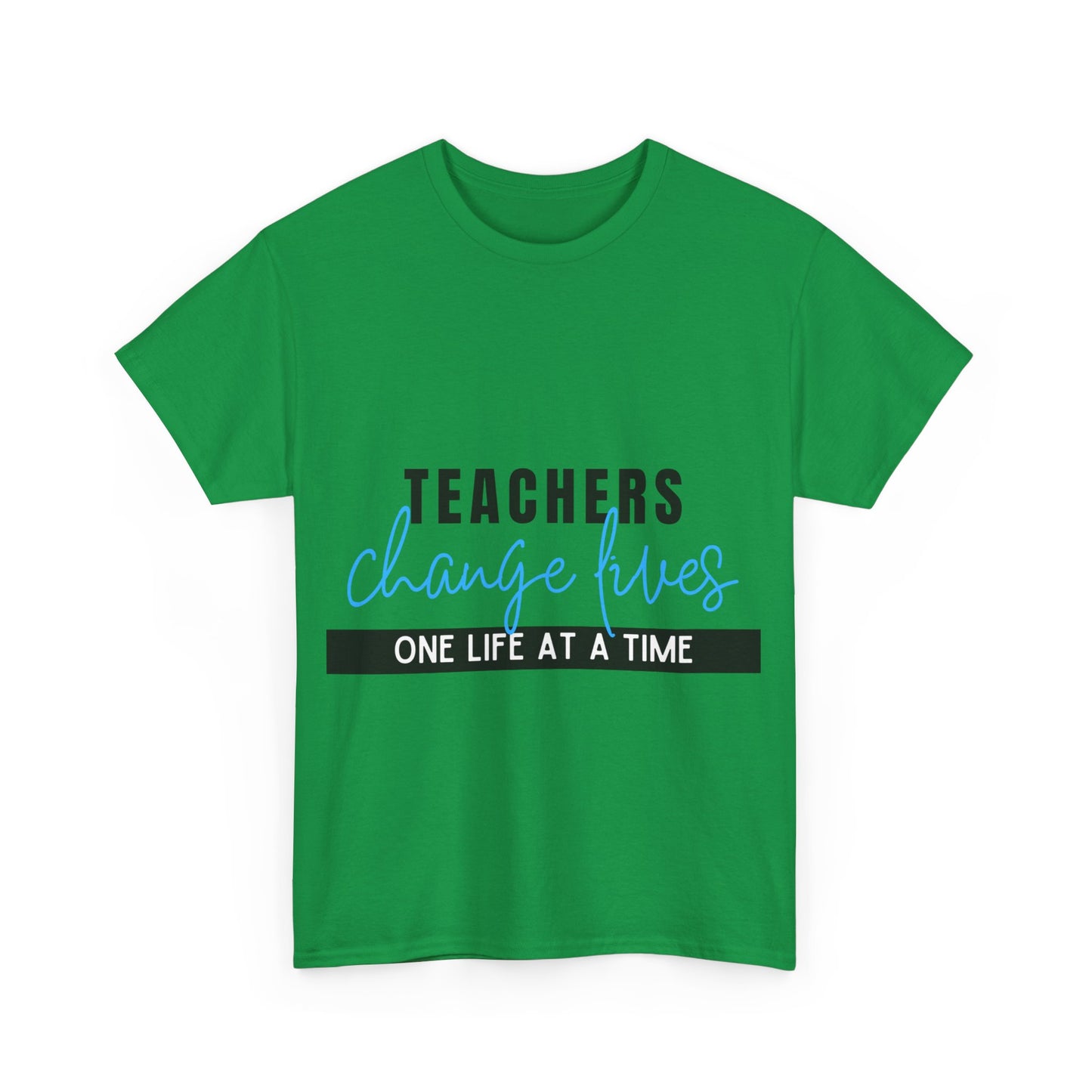 Teachers Change Lives Unisex Heavy Cotton Tee