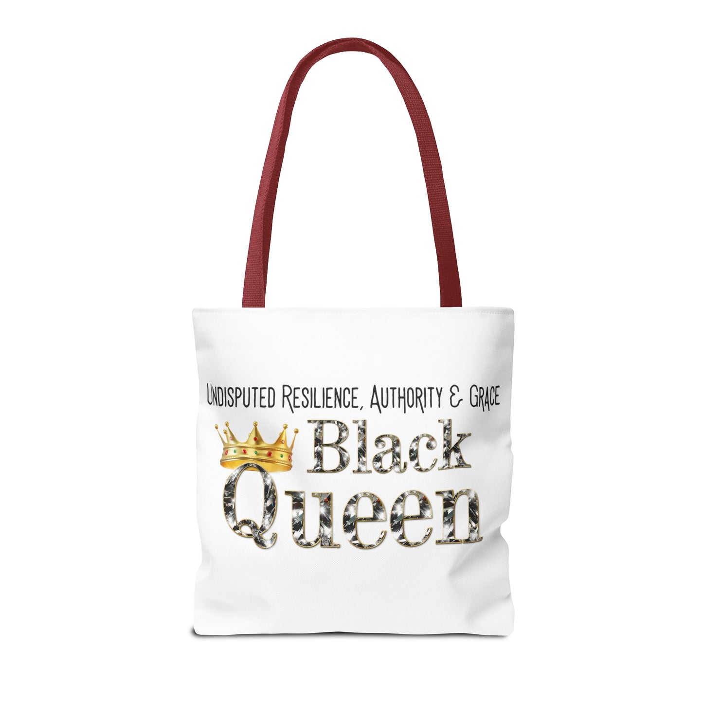 Black Queen Tote Bag (AOP)