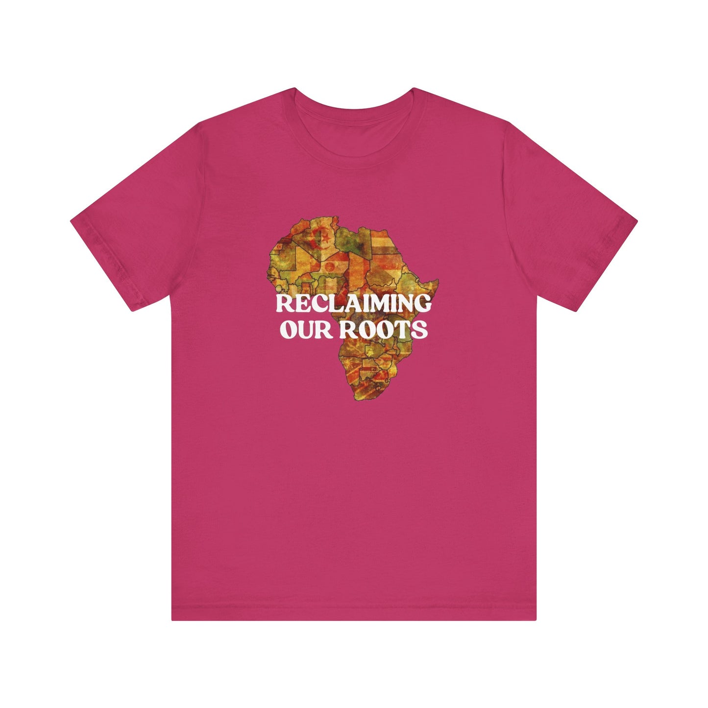 Reclaiming Our Roots Unisex Jersey Tee - African Pride T-Shirt