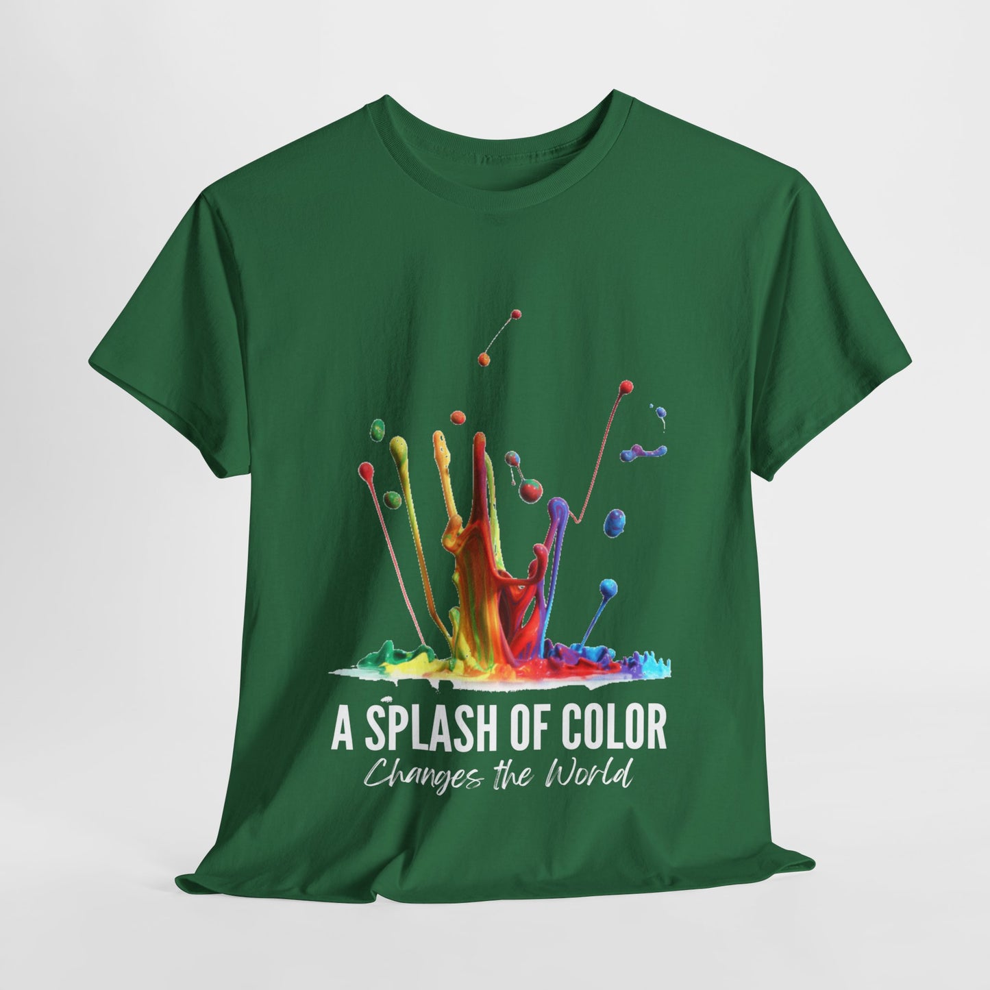 A Splash of Color Unisex Heavy Cotton Tee