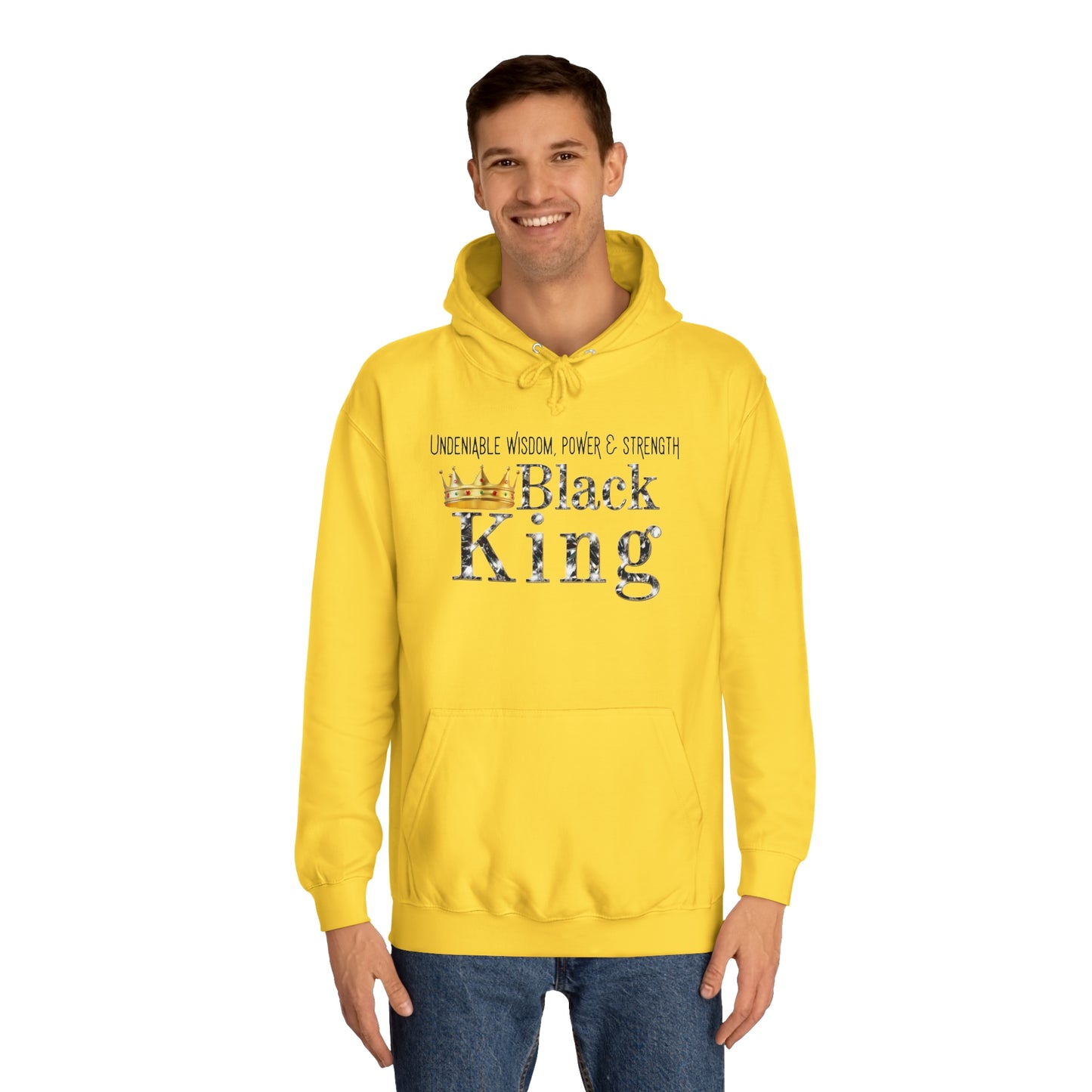 Black Royalty Unisex College Hoodie