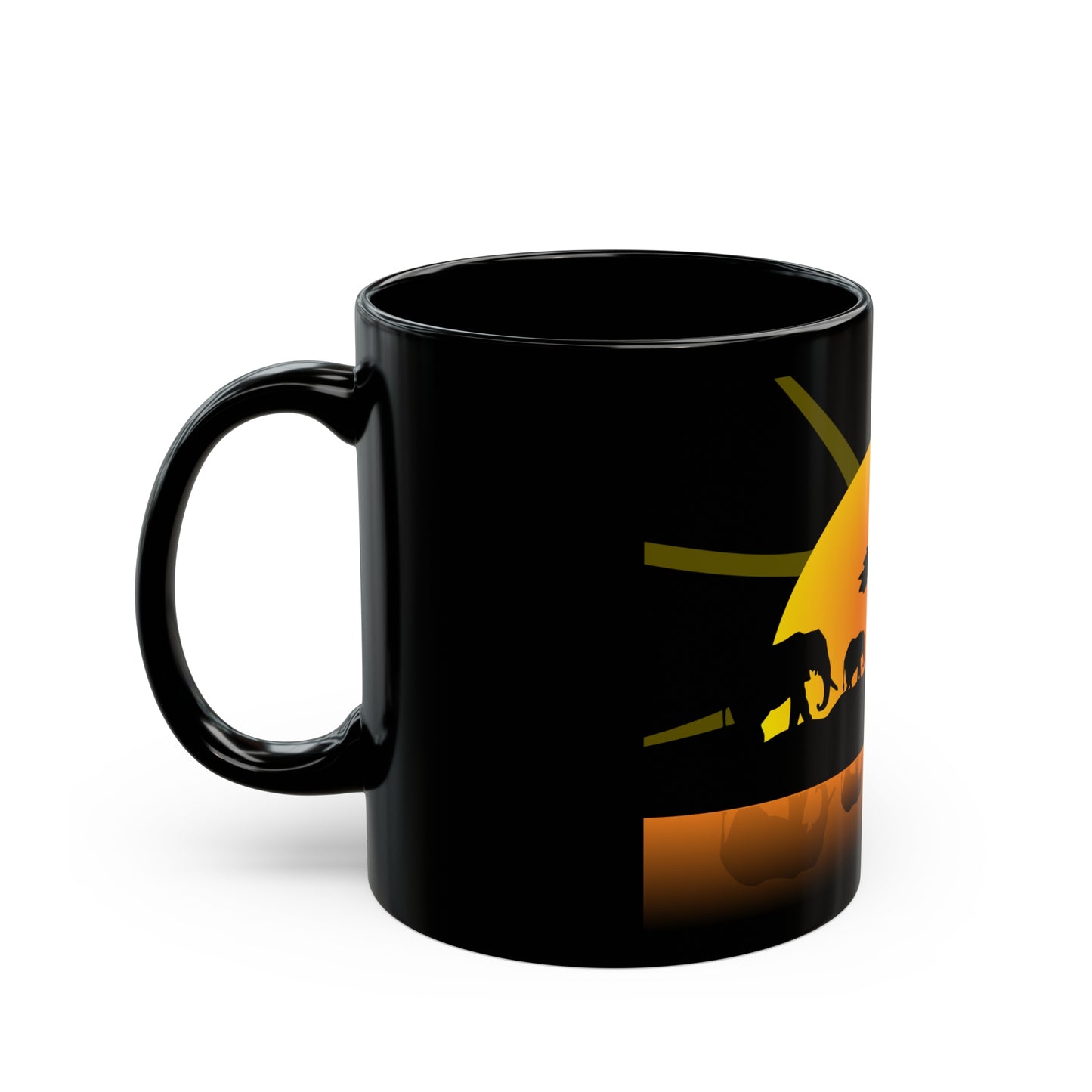 African Sunset Black Mug (11oz, 15oz)