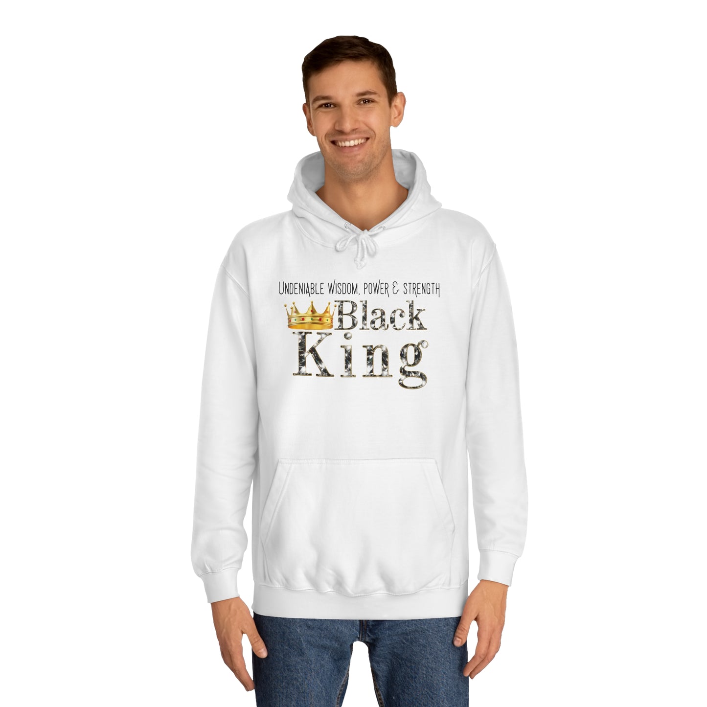 Black Royalty Unisex College Hoodie