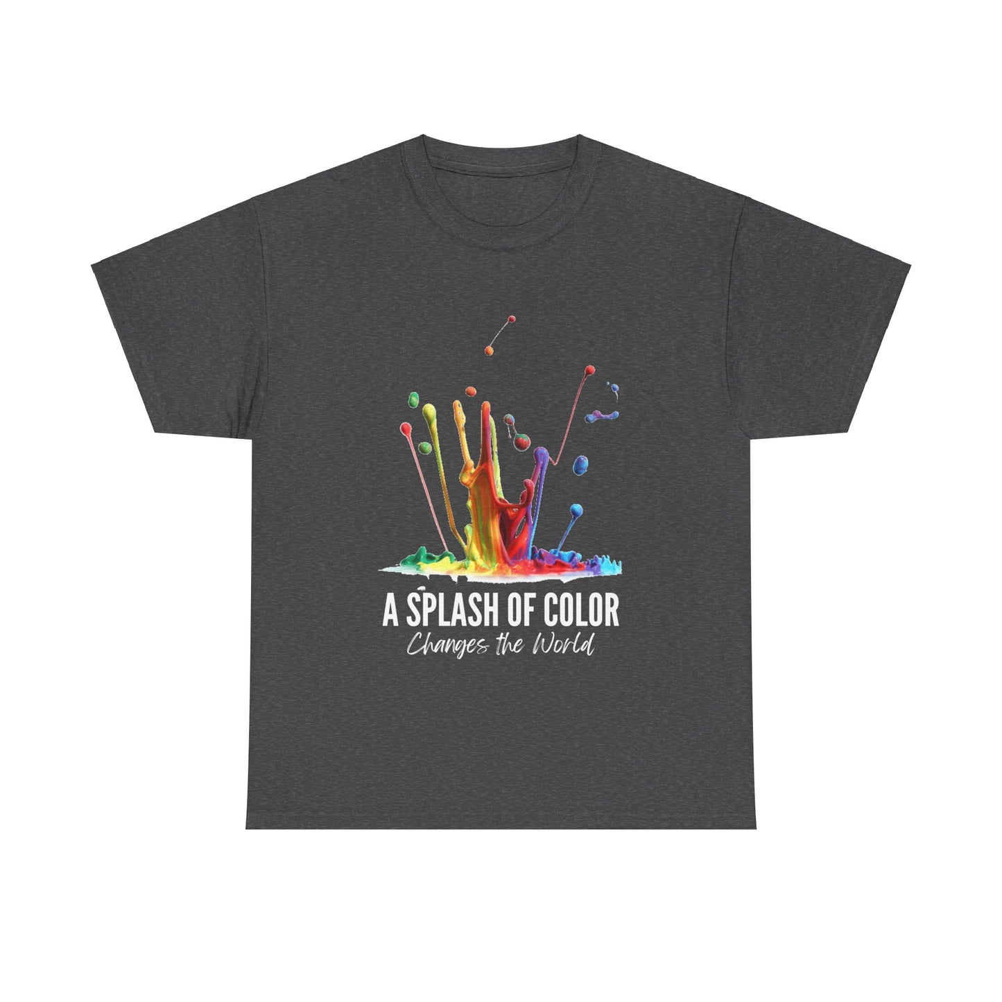 A Splash of Color Unisex Heavy Cotton Tee