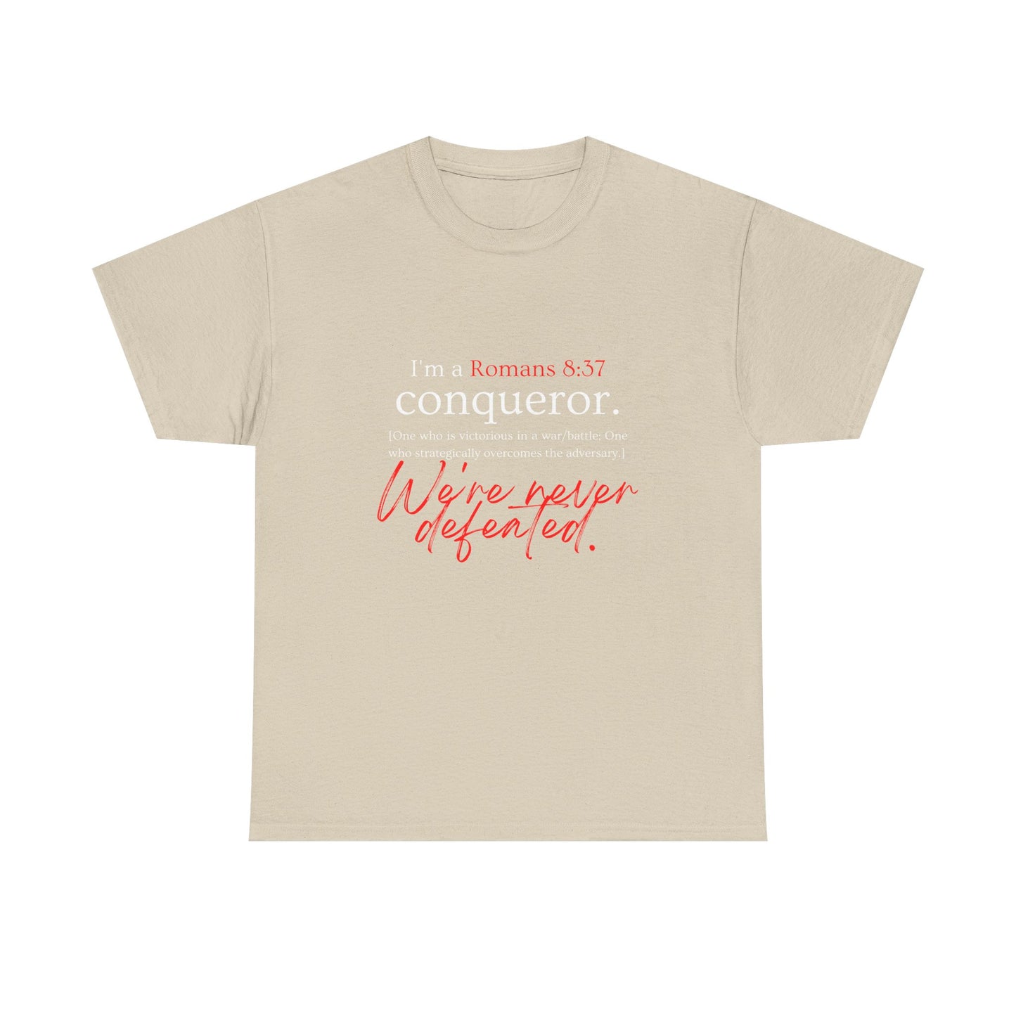 More than a Conqueror Unisex Heavy Cotton Tee
