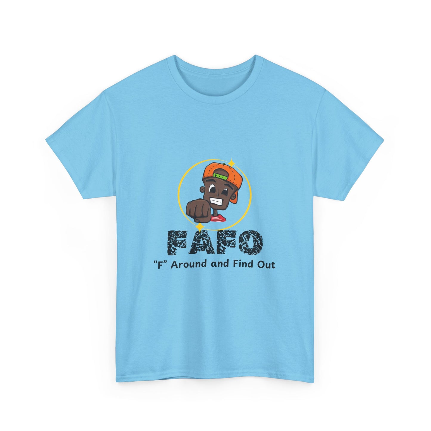 F.A.F.O. Unisex Heavy Cotton Tee - Casual Graphic T-Shirt for Fun Expression