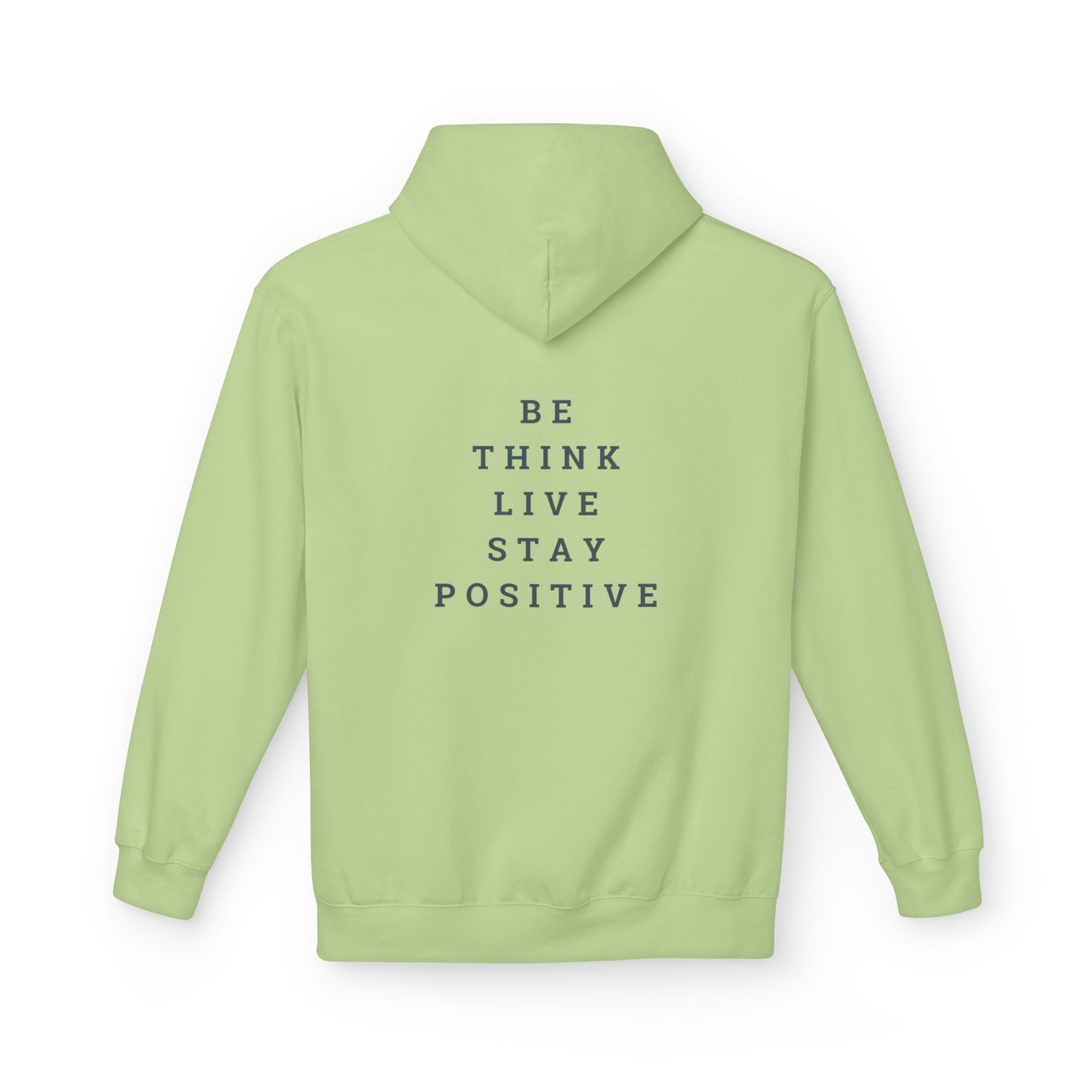 Positive Vibes Unisex Fleece Hoodie - Enjoy Life & Stay Positive