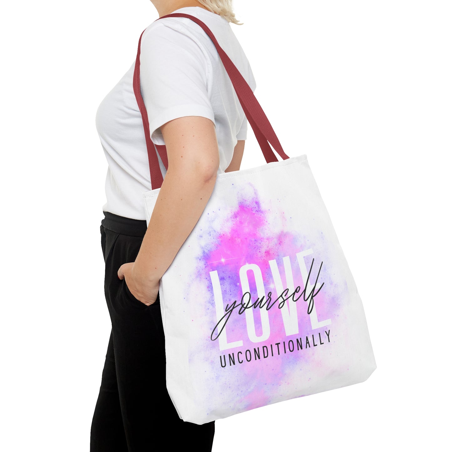 Love Unconditionally Tote Bag (AOP)