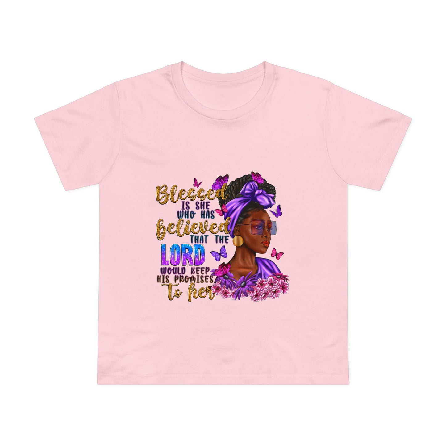 Inspirational Women’s Maple Tee - Blessed is She Design