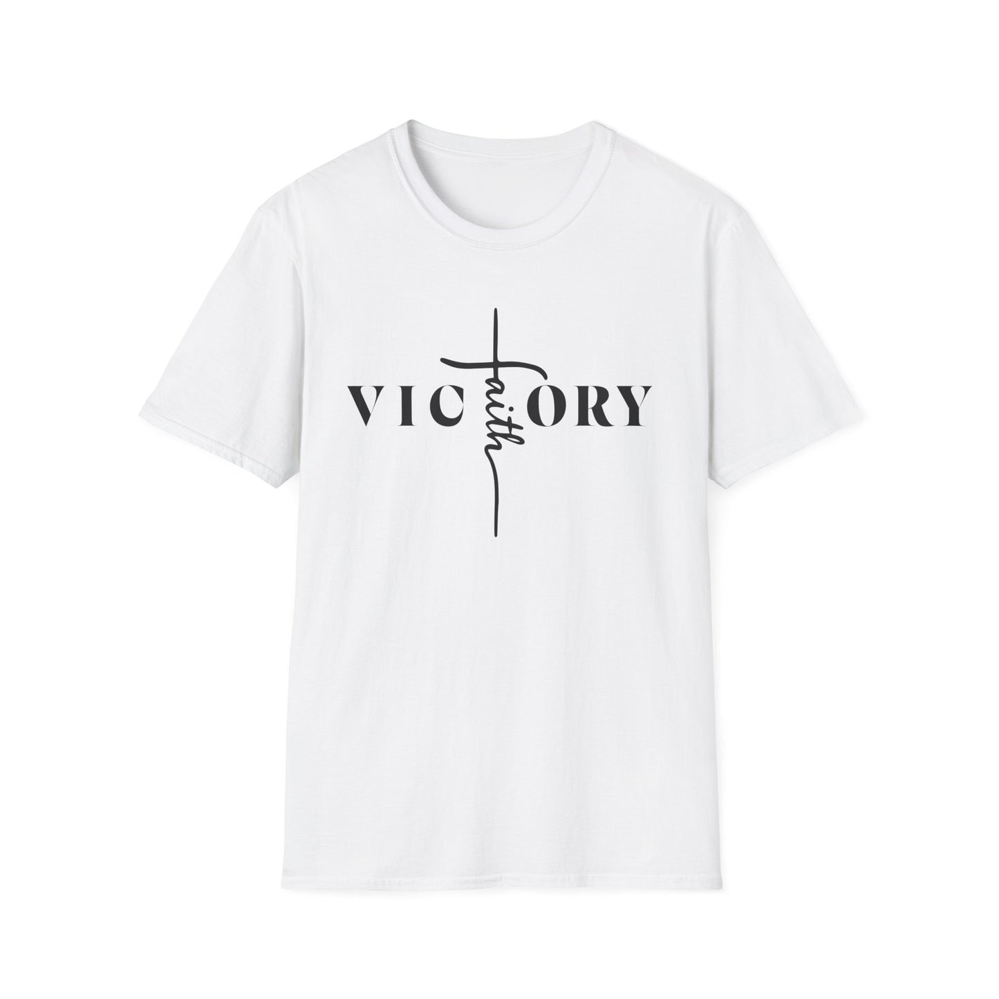 Faith & Victory Unisex Softstyle T-Shirt - Spiritual Inspirational Tee