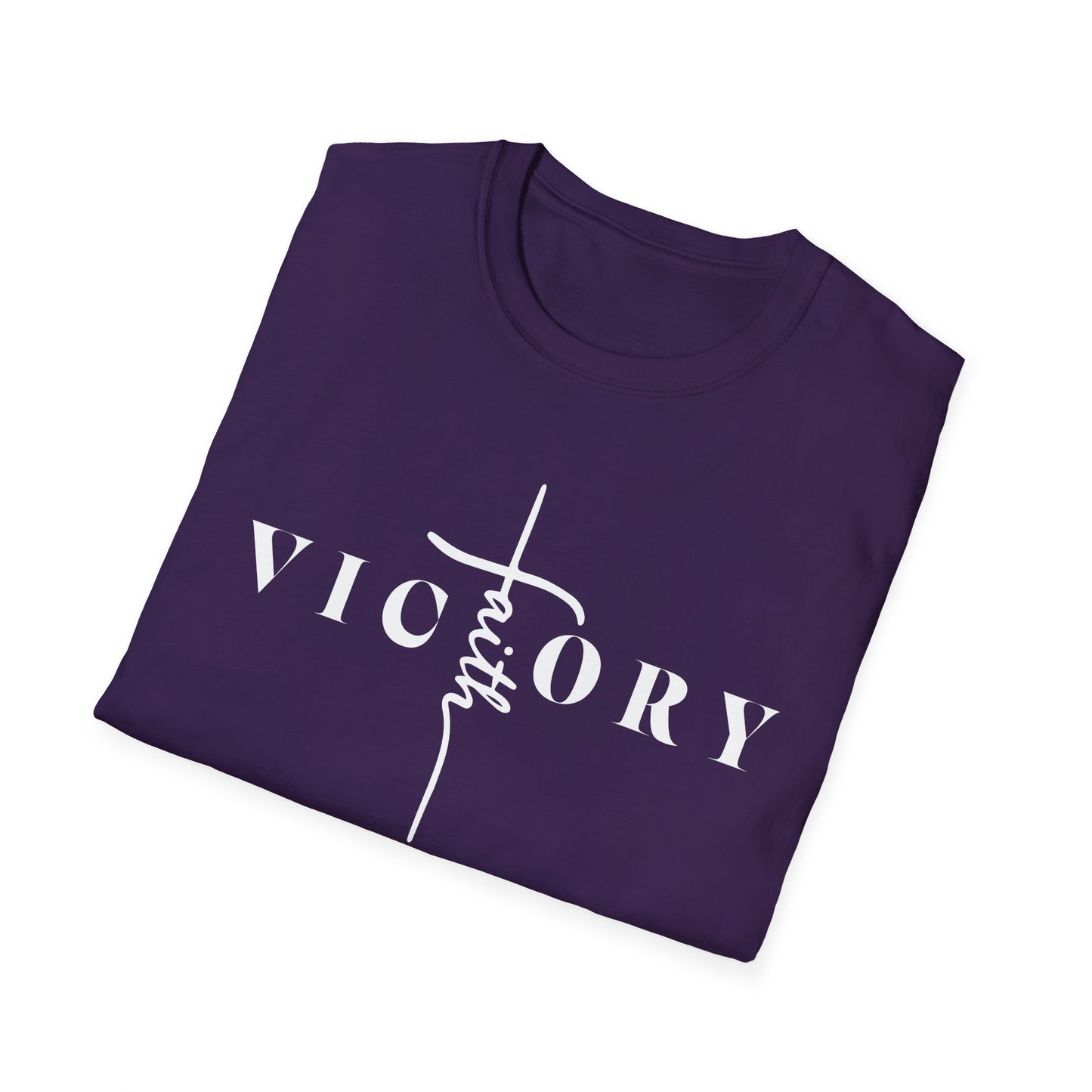 Faith & Victory Unisex Softstyle T-Shirt - Spiritual Inspirational Tee