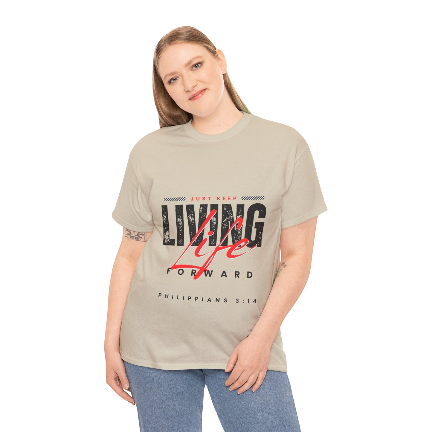 Living Life Forward Unisex Heavy Cotton Tee