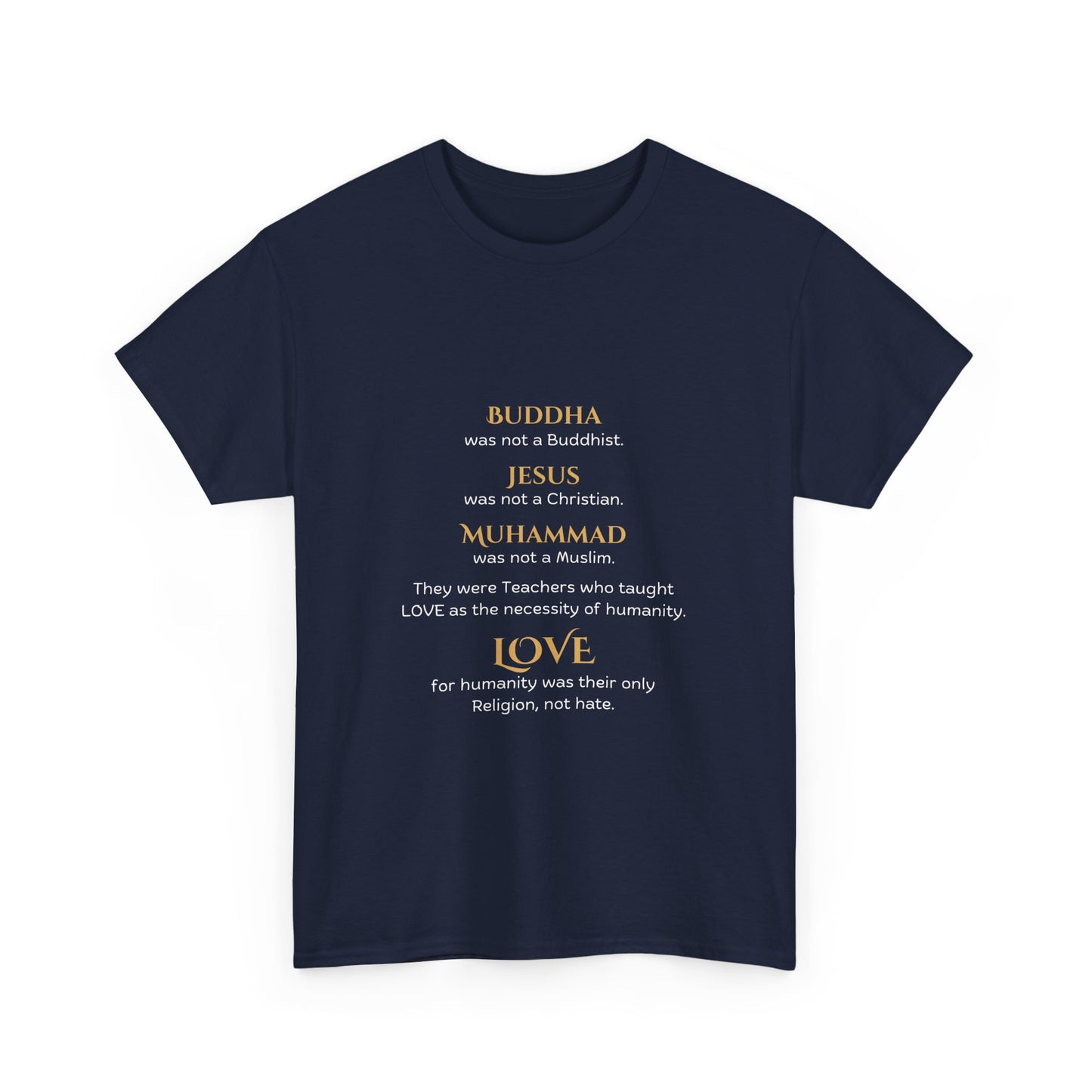 Love is Our Religion Unisex Heavy Cotton Tee