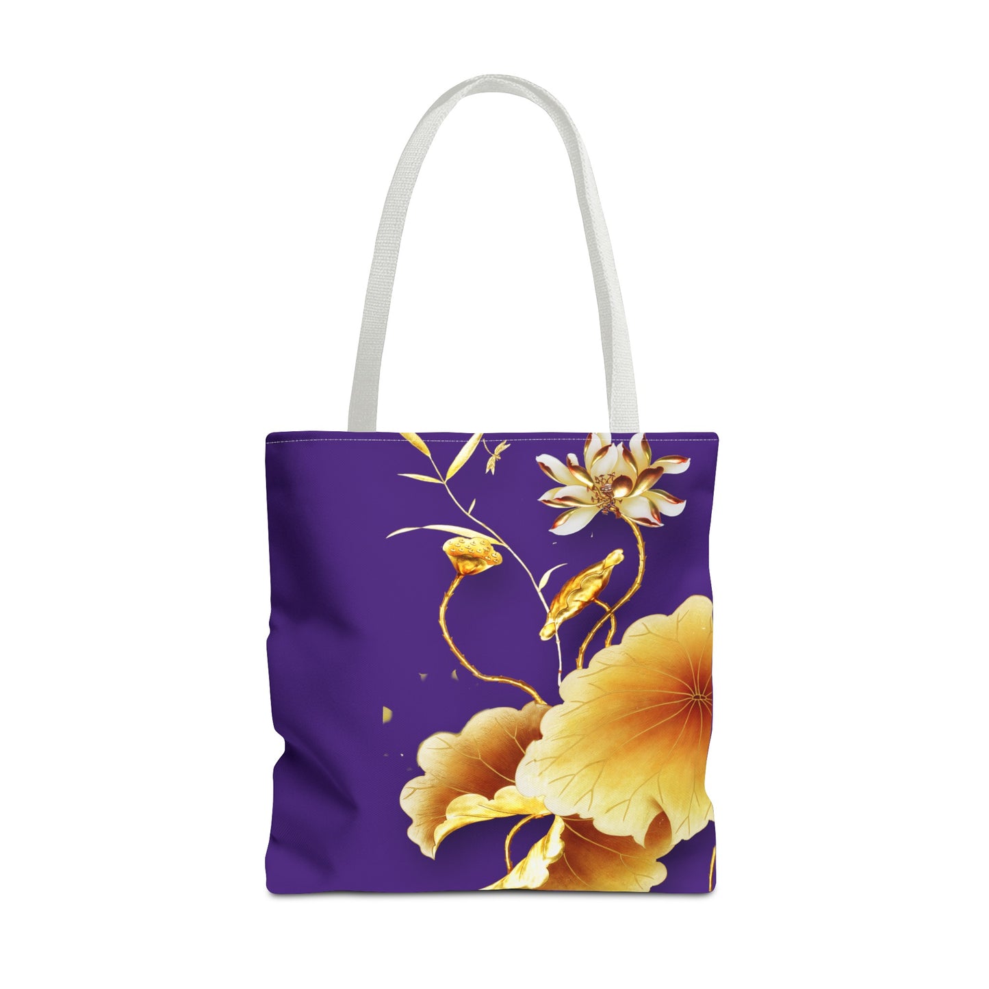 Golden Flower Tote Bag (AOP)