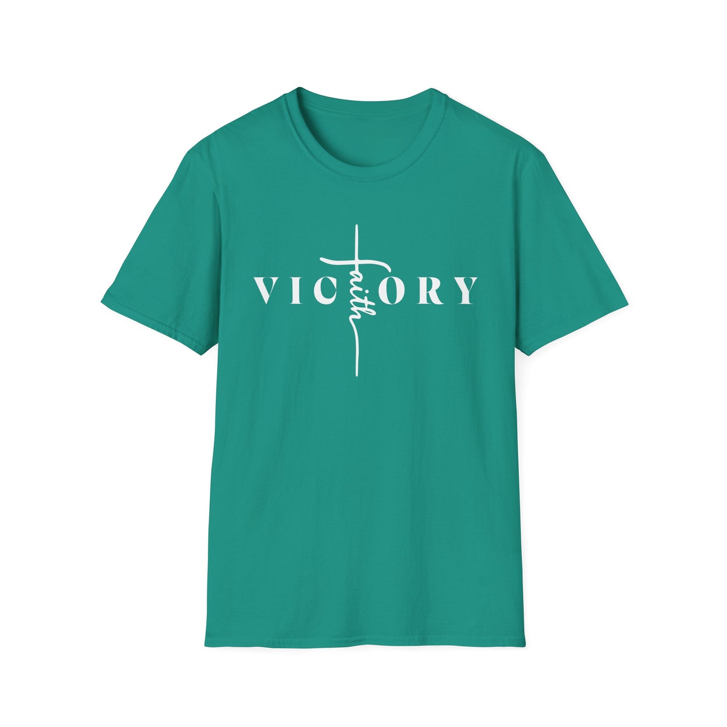 Faith & Victory Unisex Softstyle T-Shirt - Spiritual Inspirational Tee
