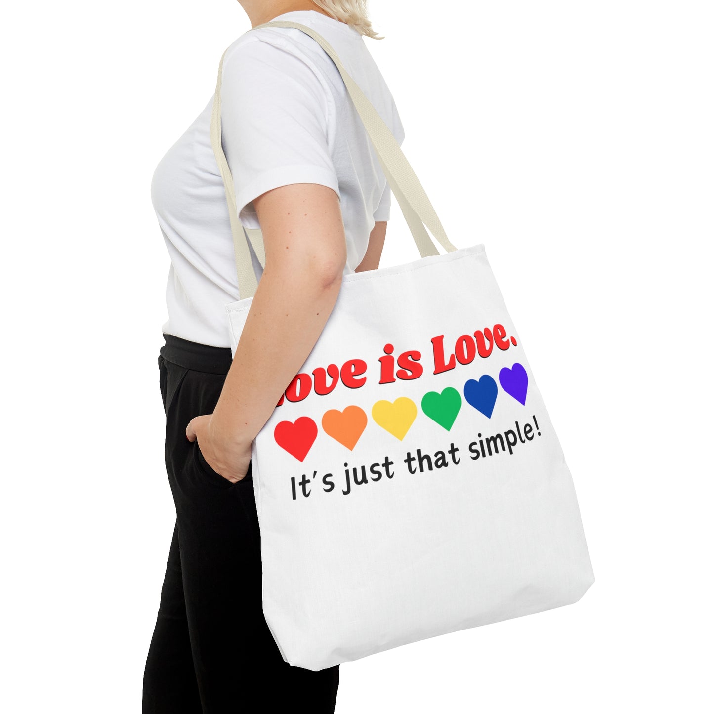 Love is Love Tote Bag (AOP)