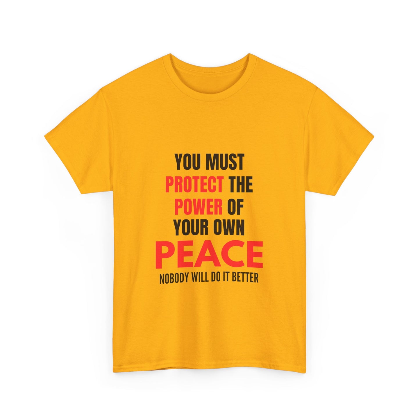 Protect Your Peace Unisex Heavy Cotton Tee