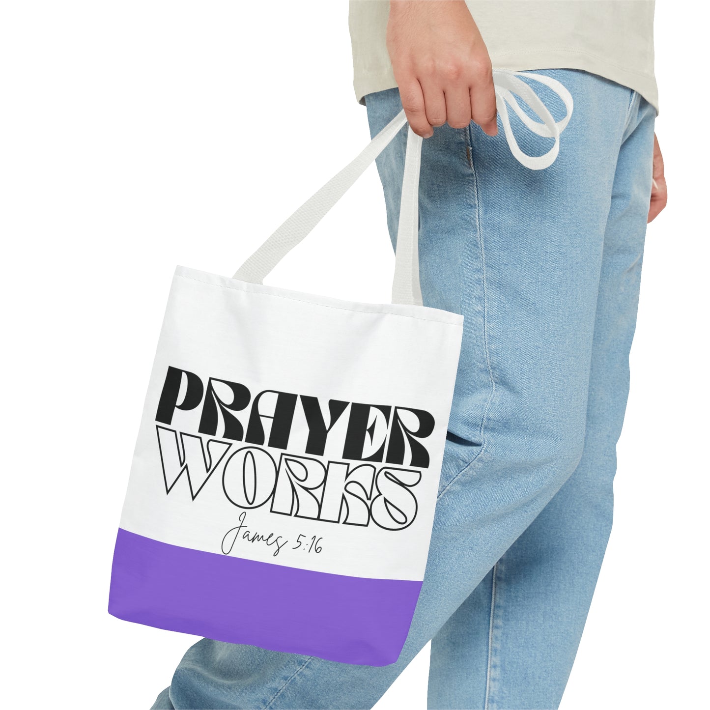 Prayer Works Tote Bag (AOP)