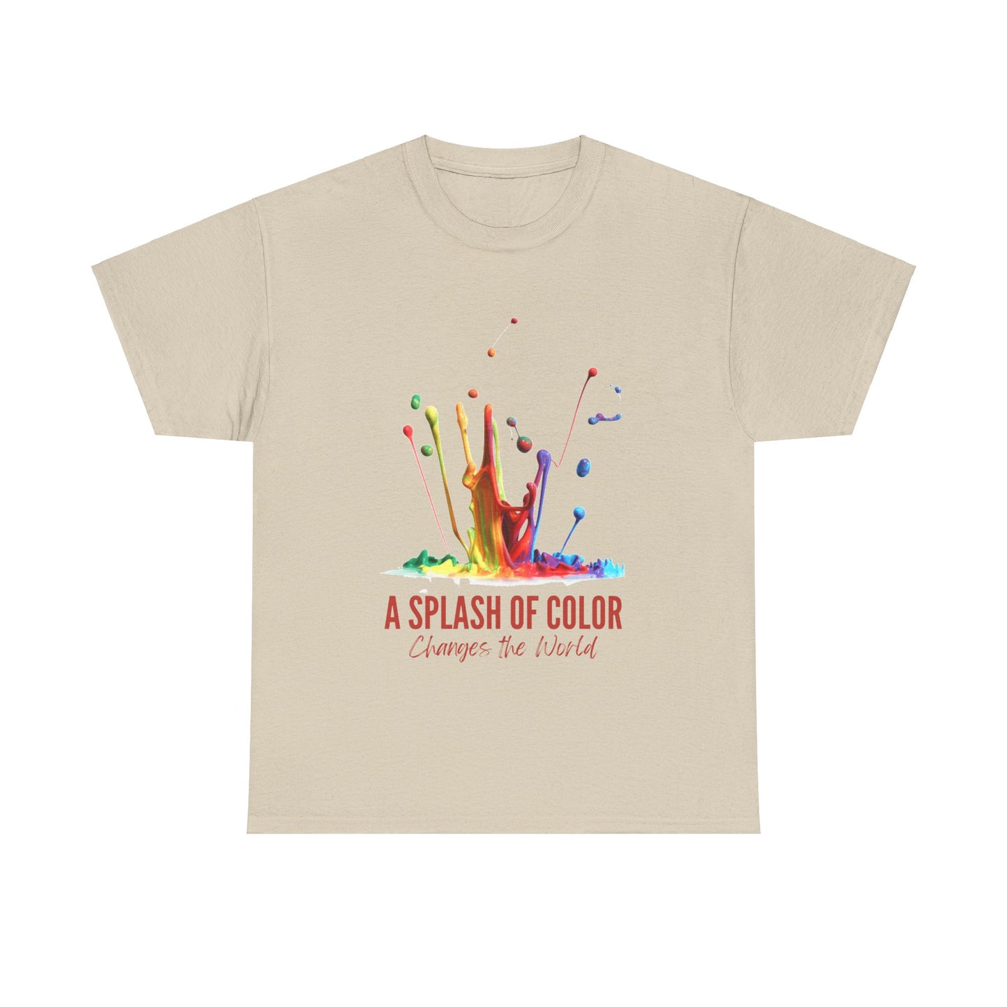 A Splash of Color Unisex Heavy Cotton Tee