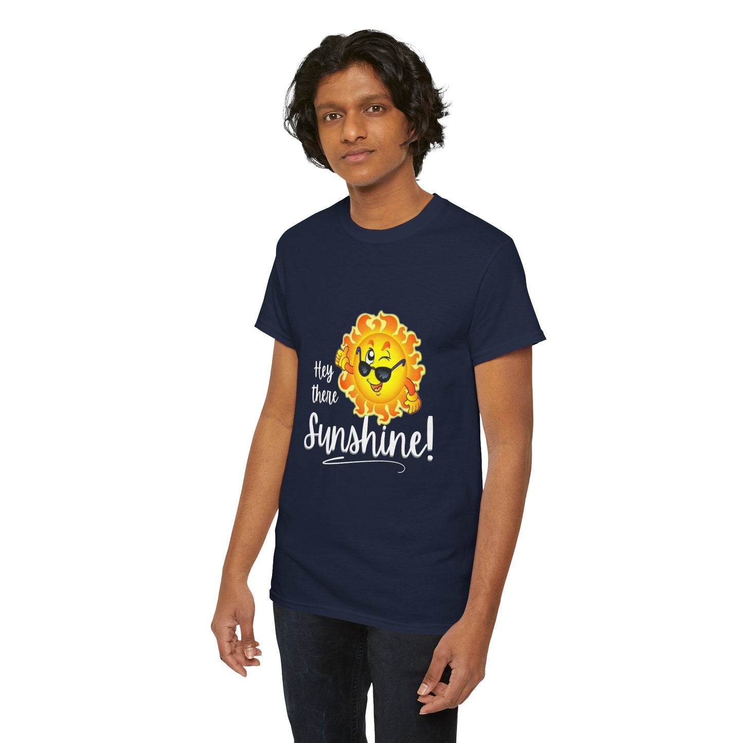 Hey Sunshine Unisex Heavy Cotton Tee