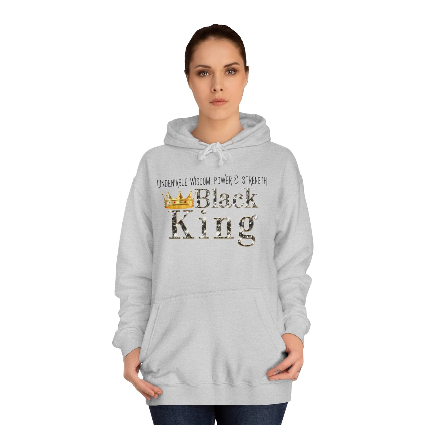 Black Royalty Unisex College Hoodie