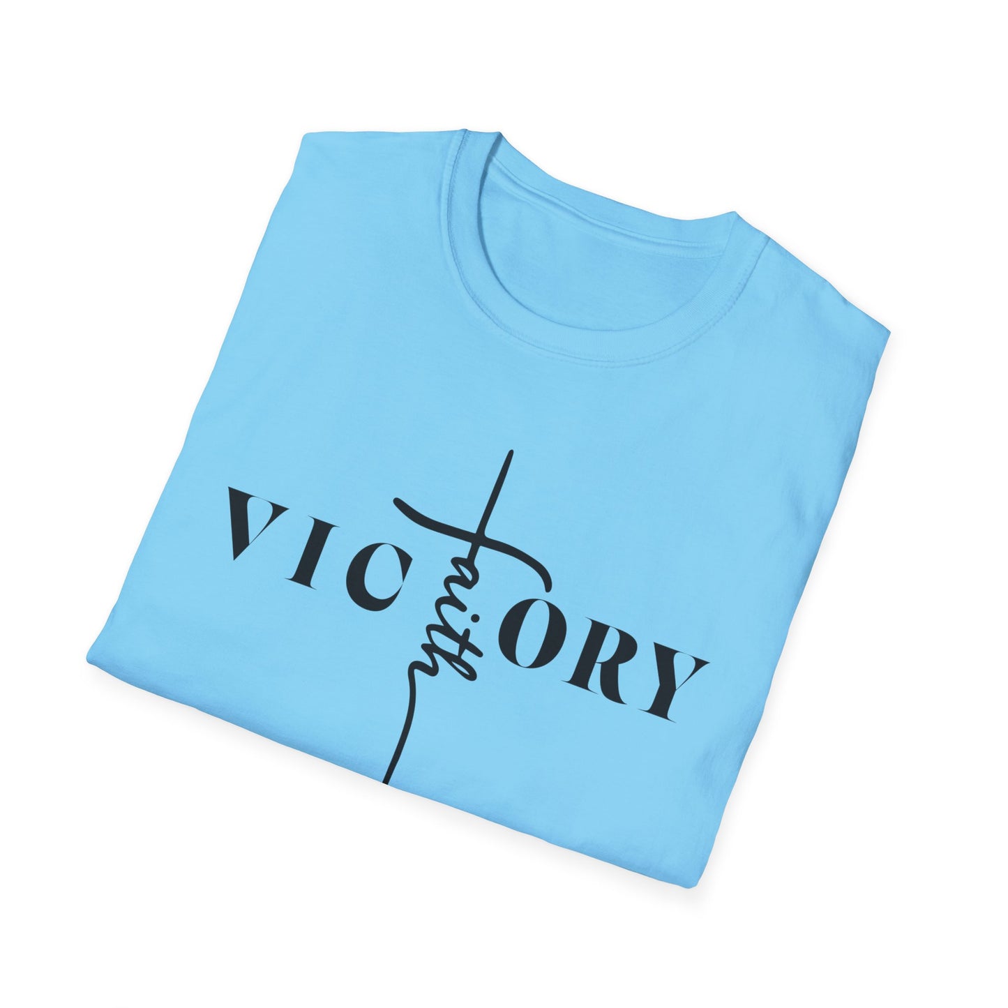 Faith & Victory Unisex Softstyle T-Shirt - Spiritual Inspirational Tee