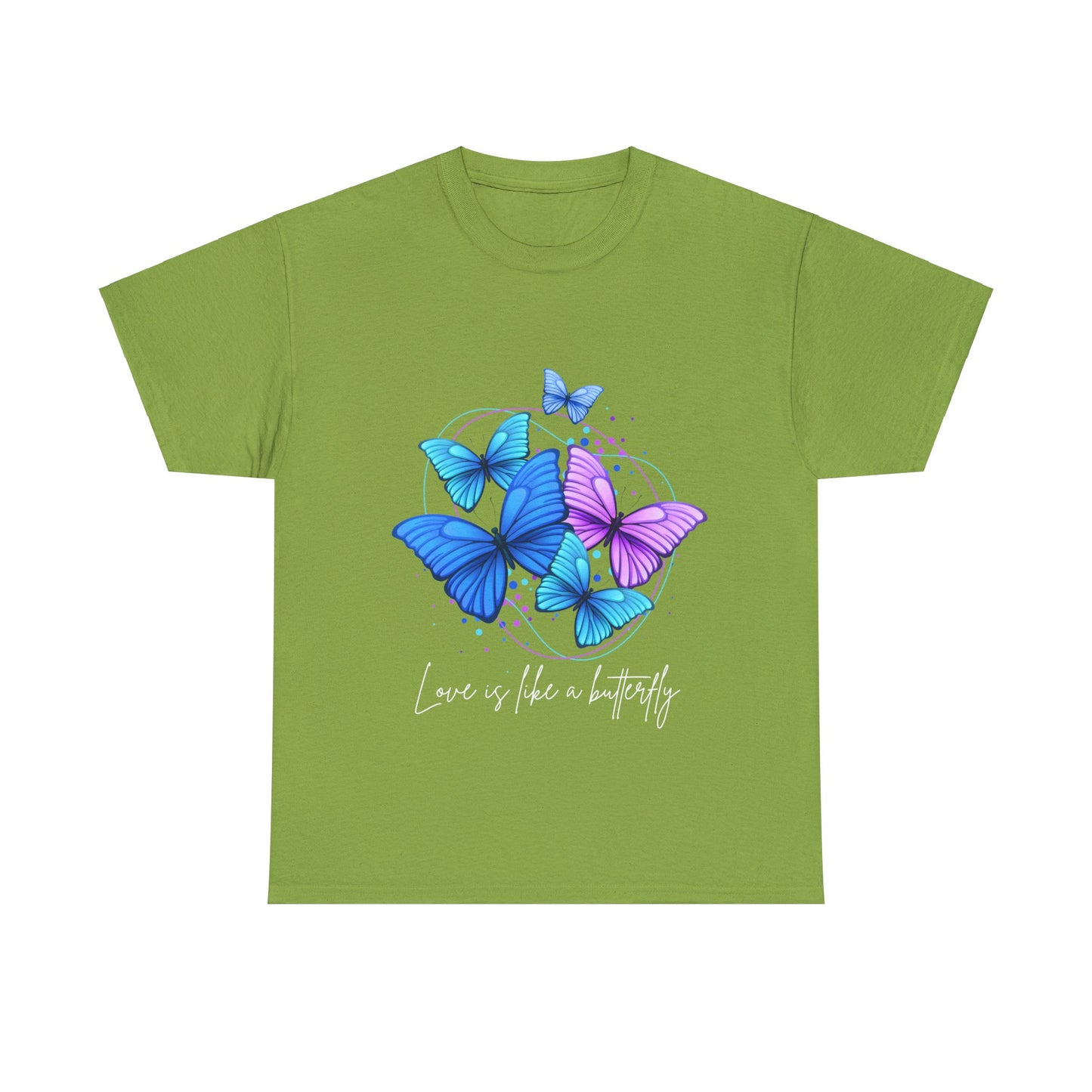 Love is Like a Butterfly Unisex Heavy Cotton Tee