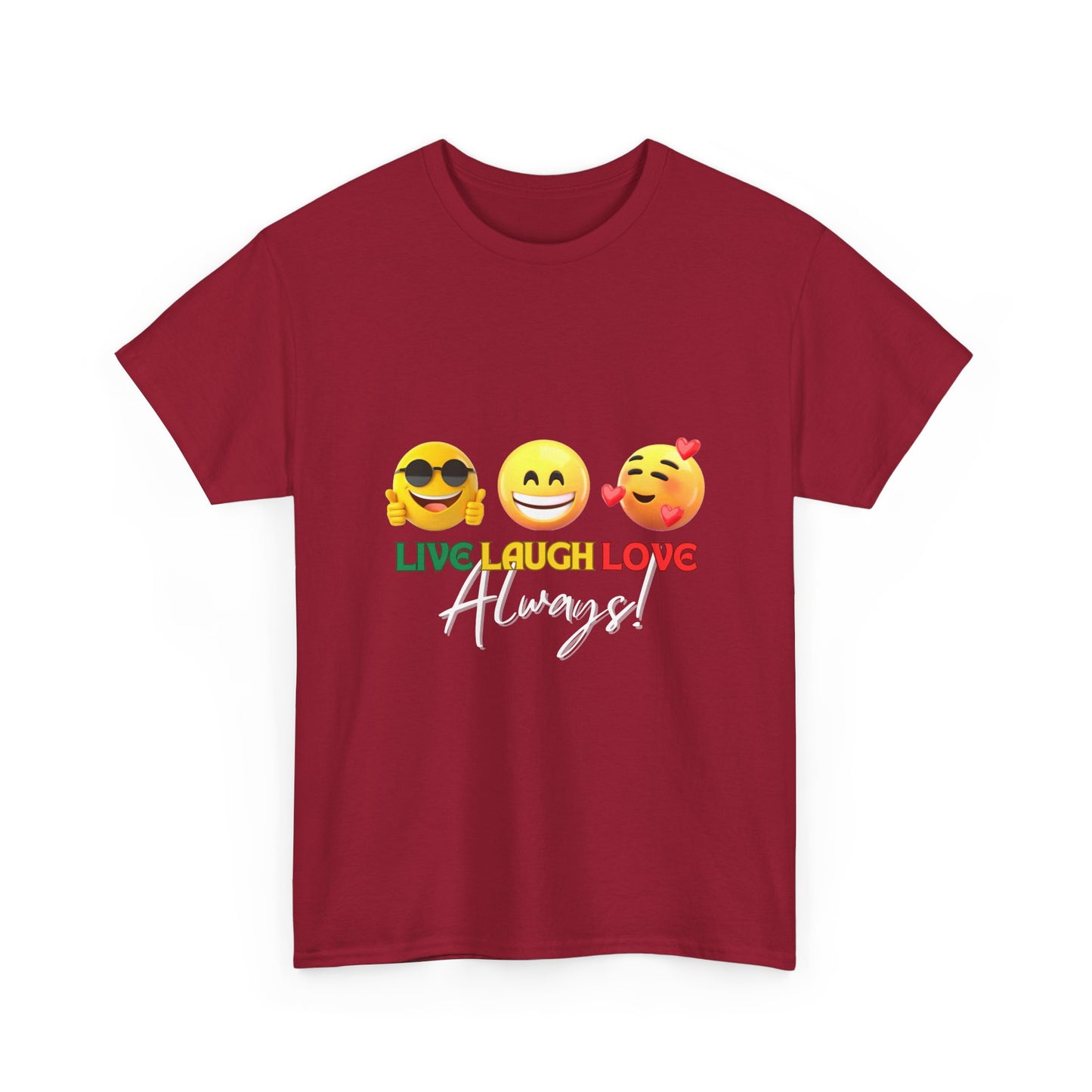 Live Laugh Love Unisex Heavy Cotton Tee