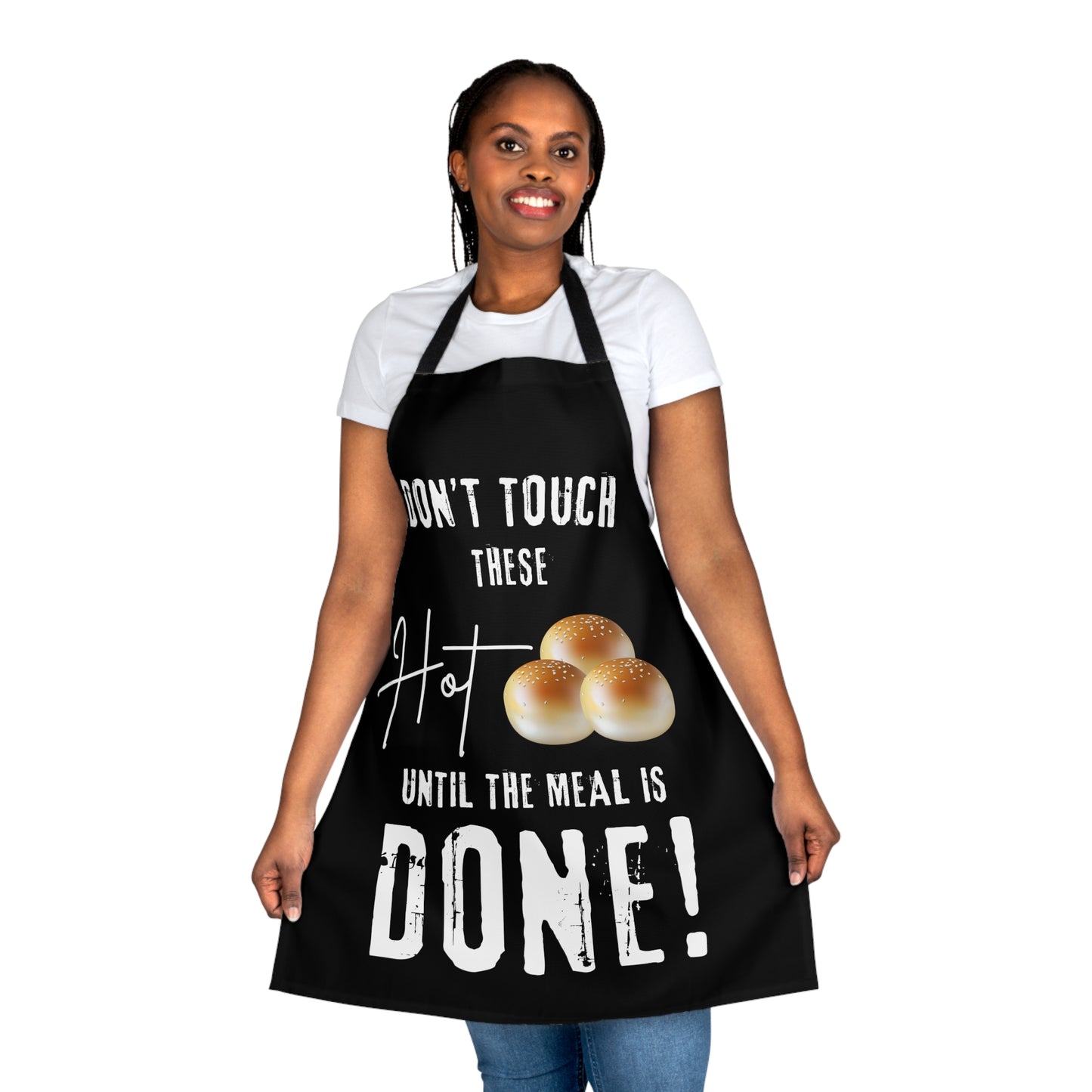 Hot Buns Apron, 5-Color Straps (AOP)