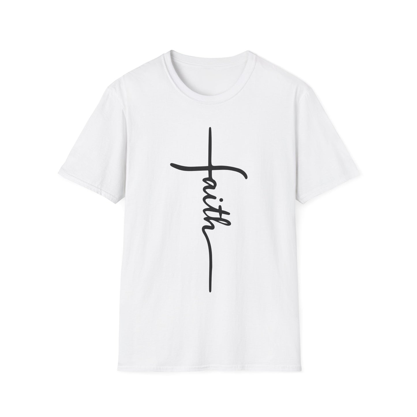 Faith Cross Unisex Softstyle T-Shirt