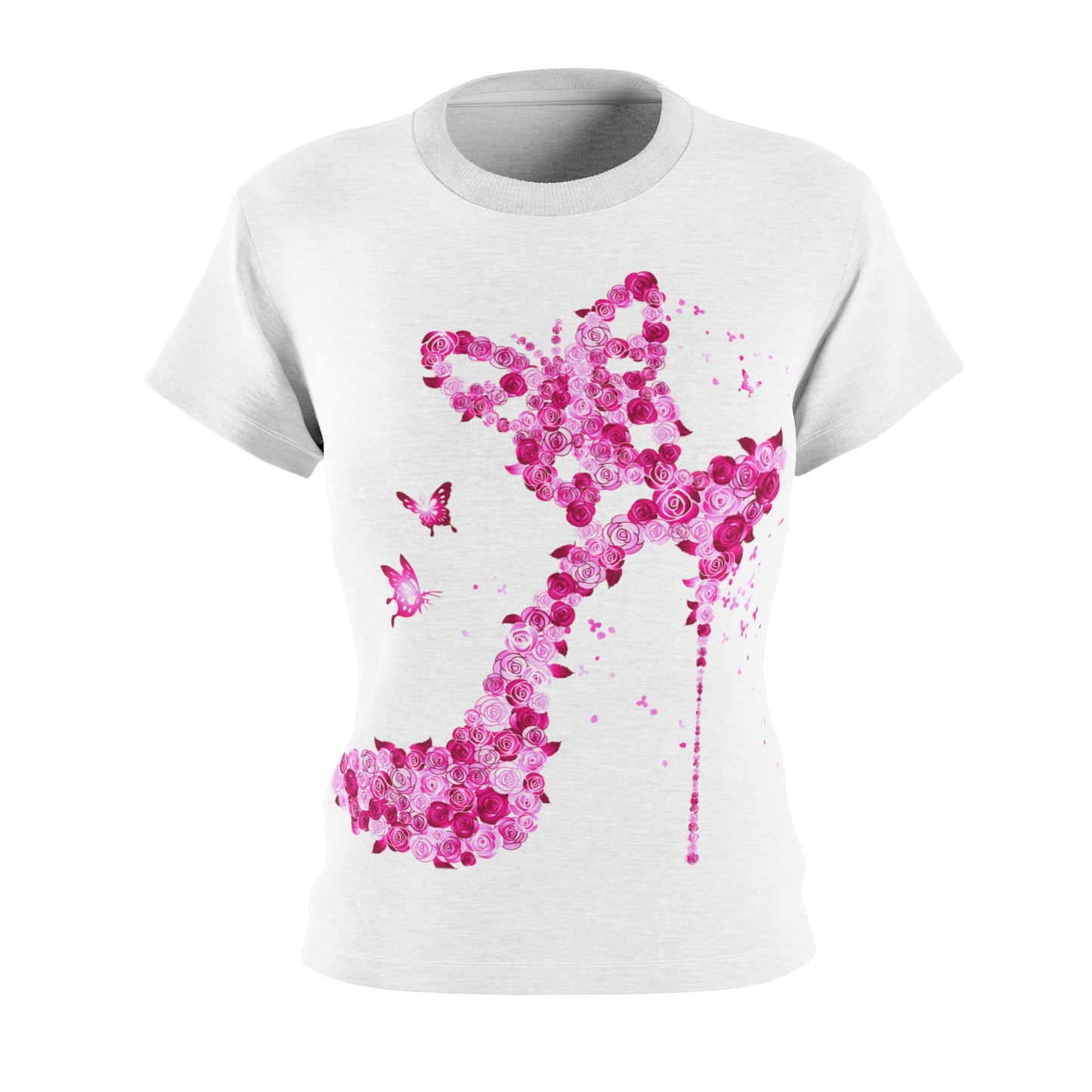 Breast Cancer Awareness Women's Cut & Sew Tee (AOP)