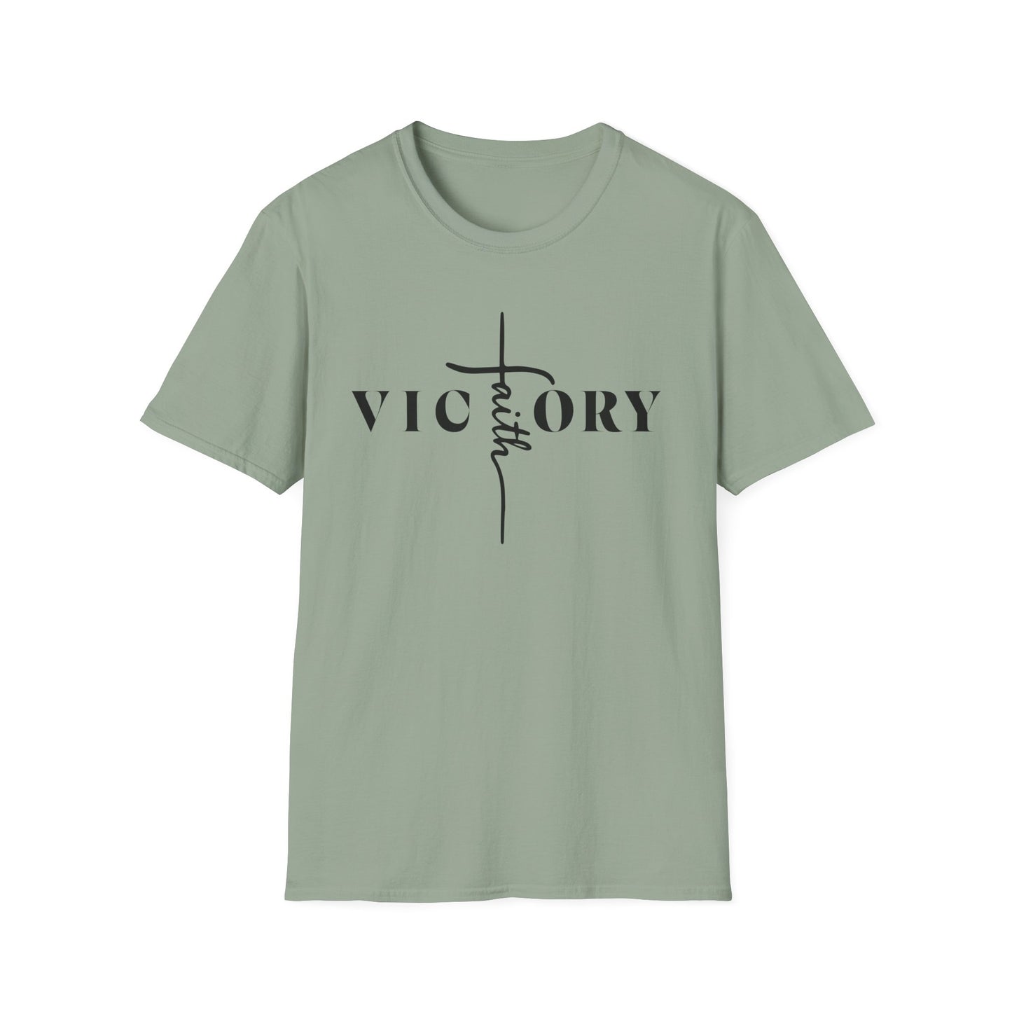 Faith & Victory Unisex Softstyle T-Shirt - Spiritual Inspirational Tee
