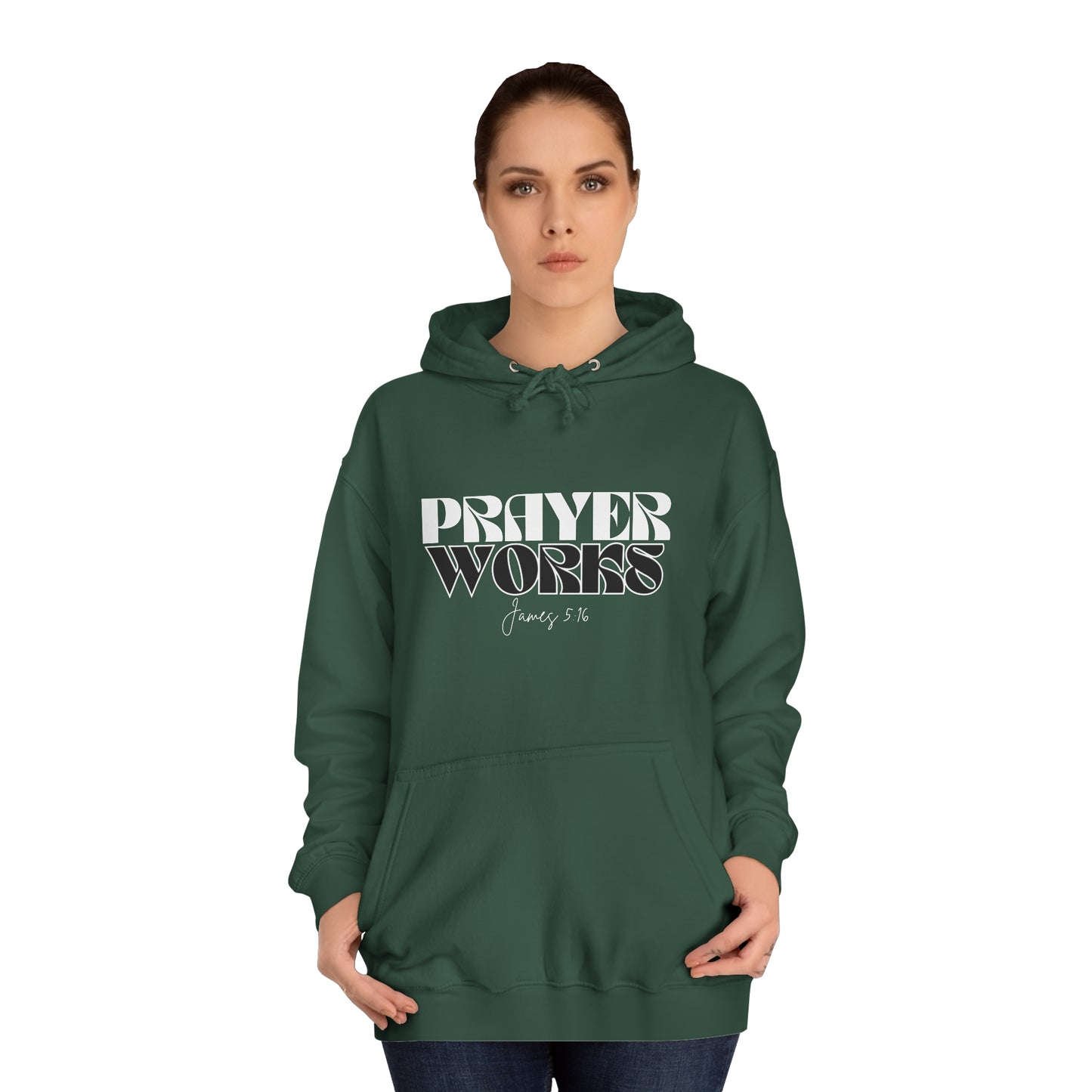 Prayer Works Unisex College Hoodie