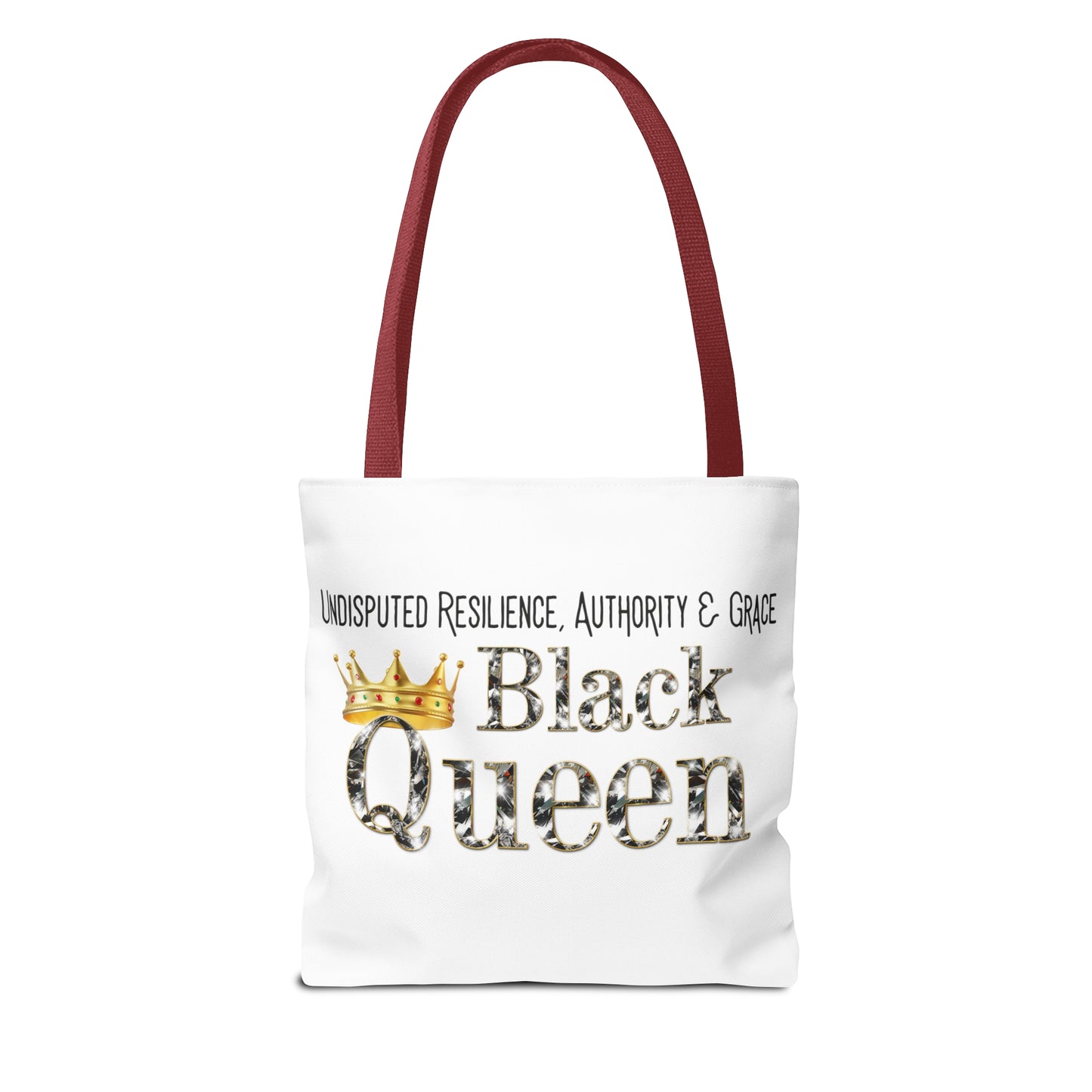 Black Queen Tote Bag (AOP)