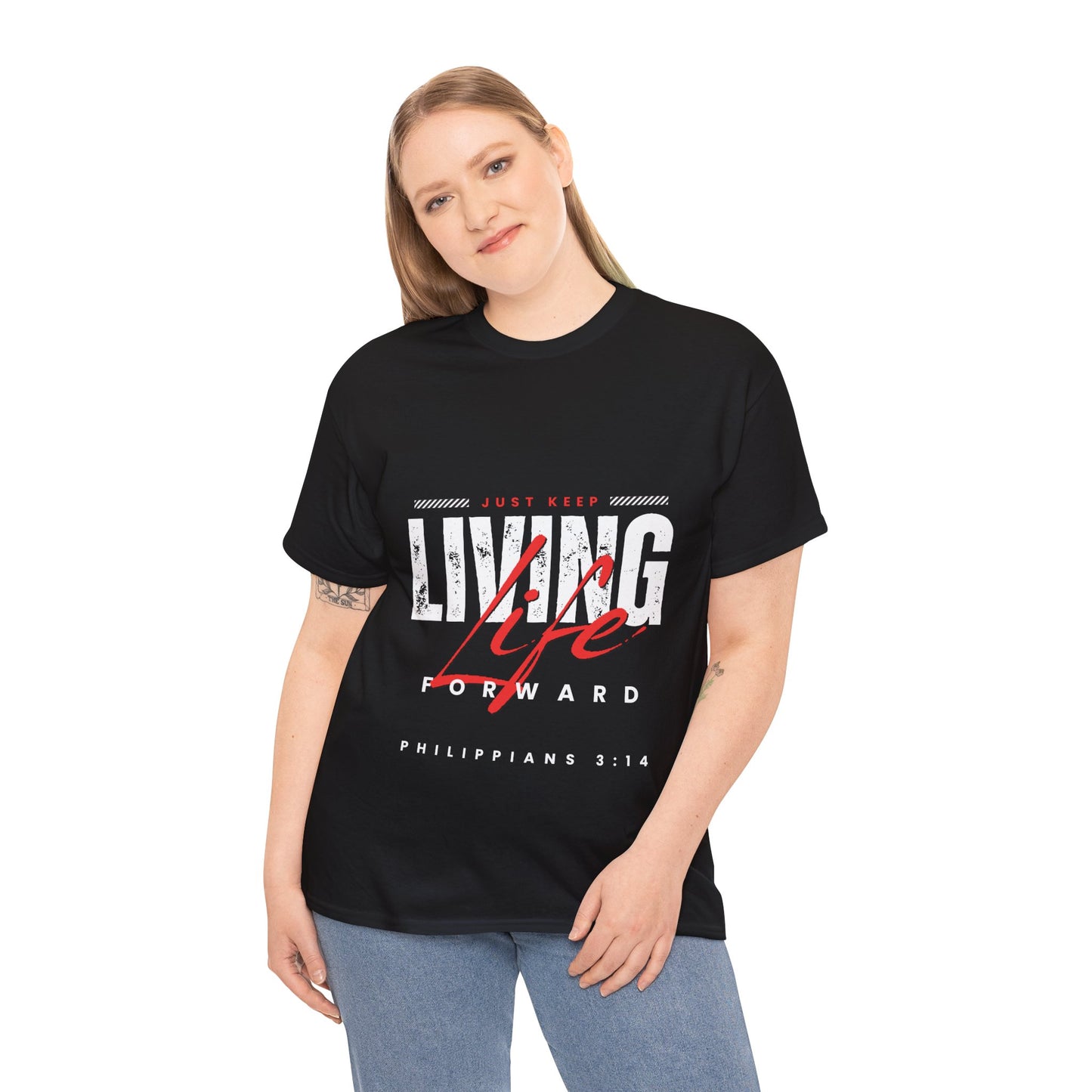 Living Life Forward Unisex Heavy Cotton Tee