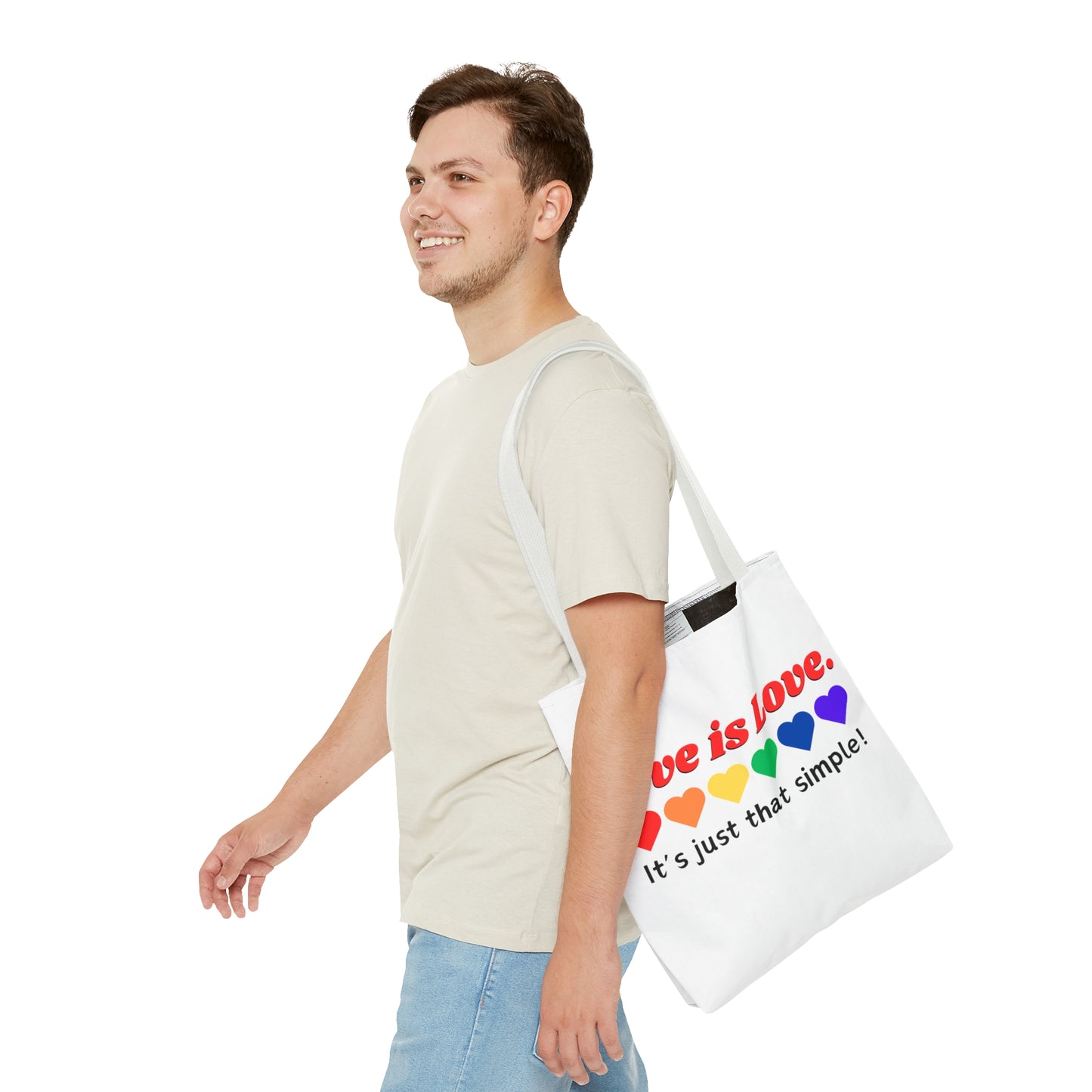 Love is Love Tote Bag (AOP)